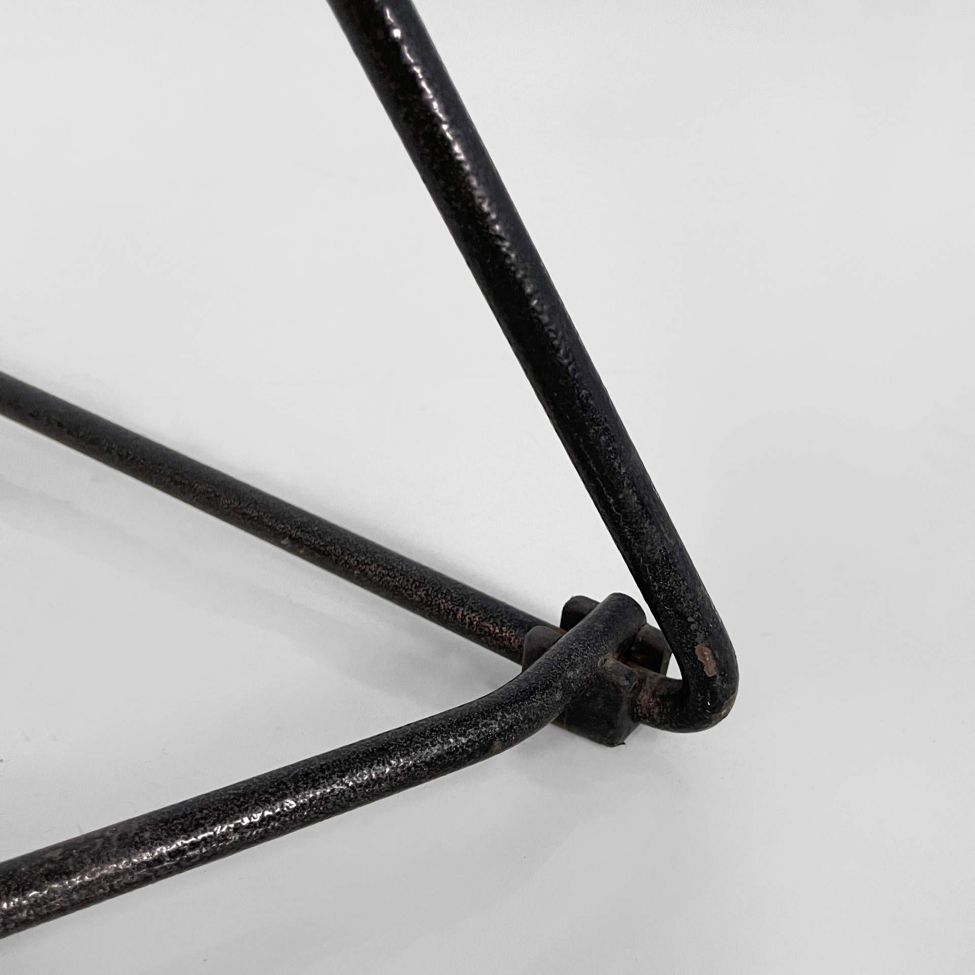 Italian modern armchairs in black metal, 1990s For Sale 9