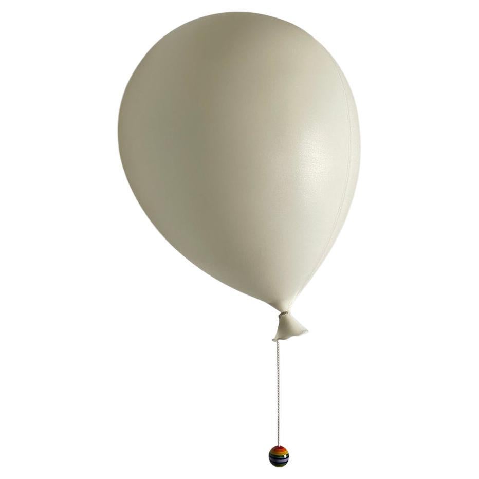 Italian modern ballon wall lamp in plastic by Yves Christin for Bilumen, 1980s