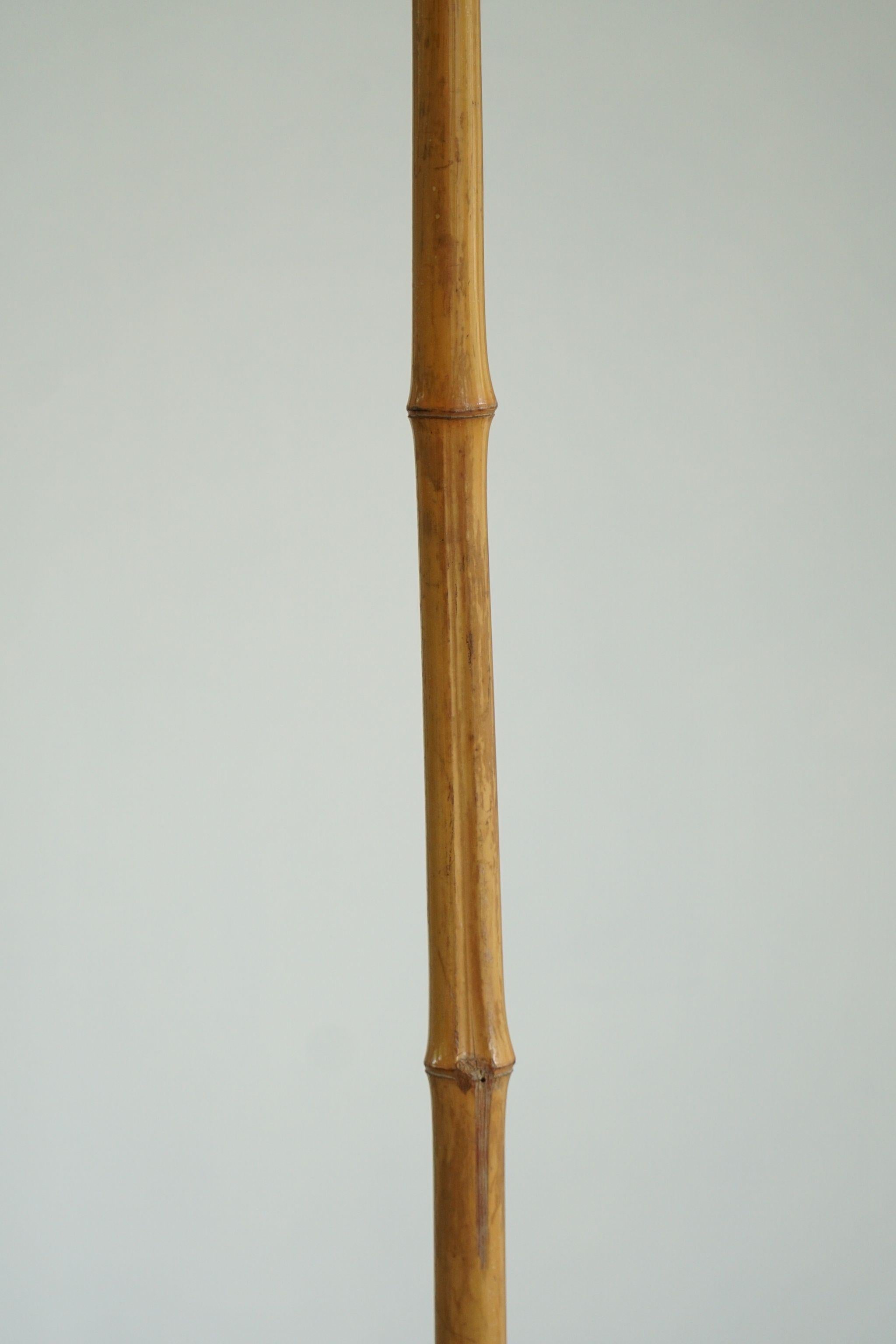 Italian Modern Bamboo Floor Lamp, Minimalist, 1970s 2