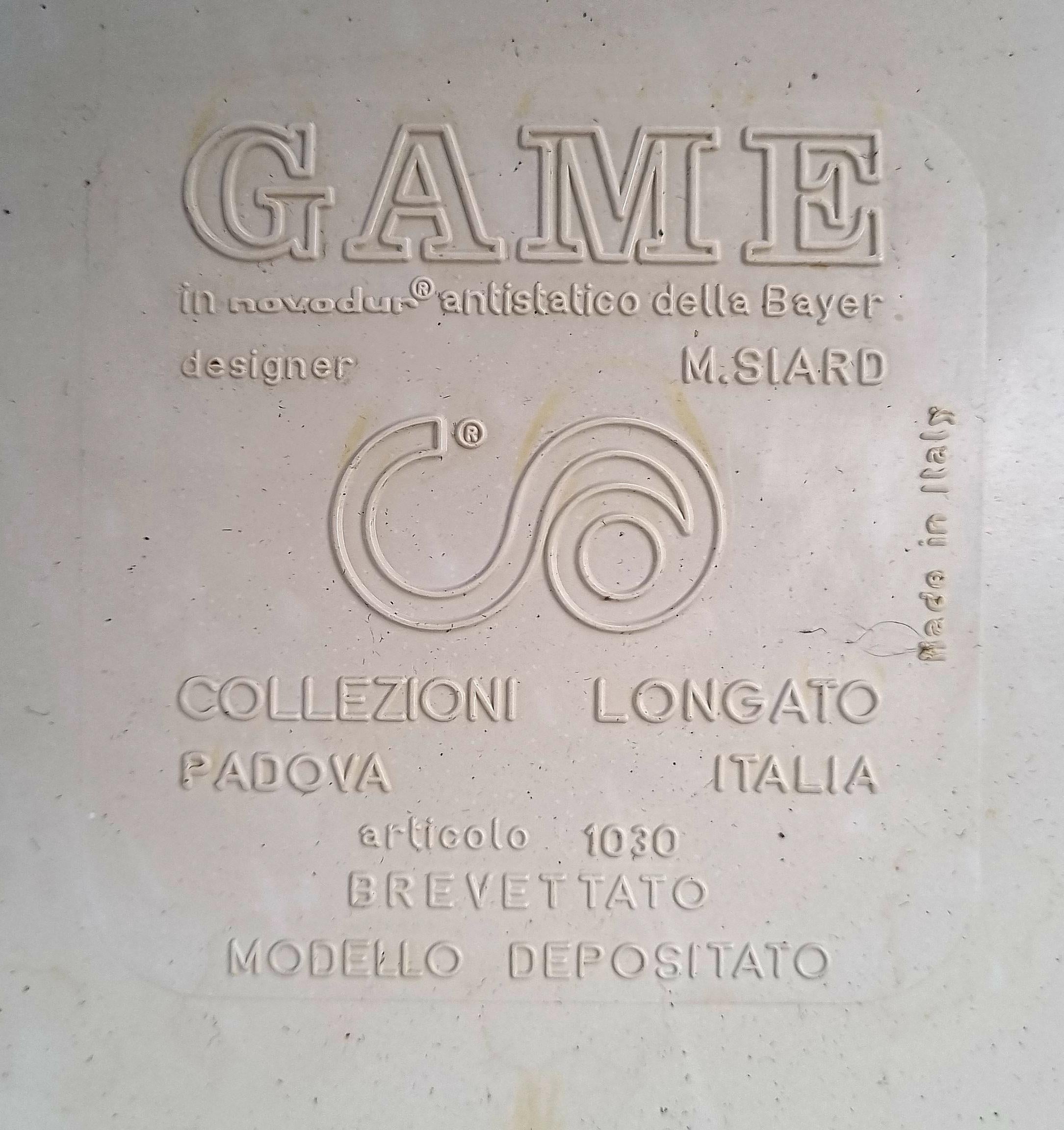 Modernes italienisches modernes Bar- oder Beistelltischspiel von Marcello Siard für Longato, Italien im Angebot 5