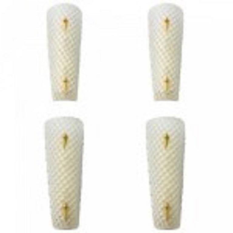 Mid-Century Modern Italian Modern Barovier and Toso Wall Sconces For Sale