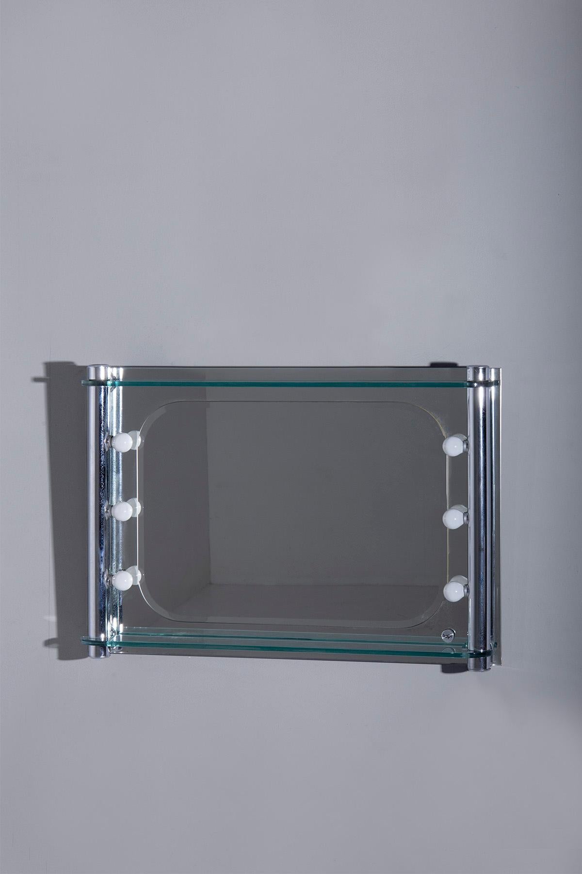 Moderno Italian modern bathroom mirror branded LUPI in vendita