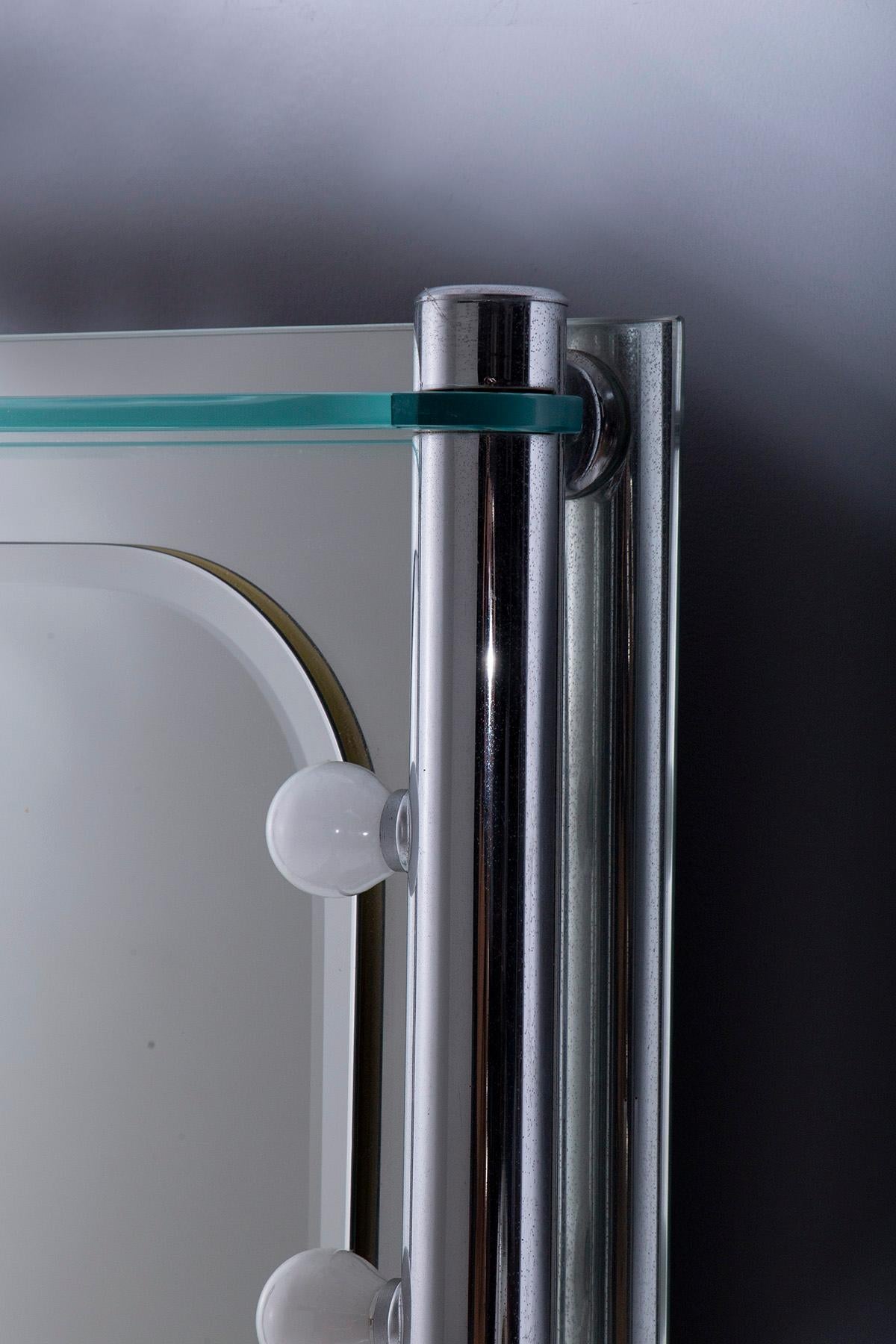 Italian modern bathroom mirror branded LUPI in vendita 2