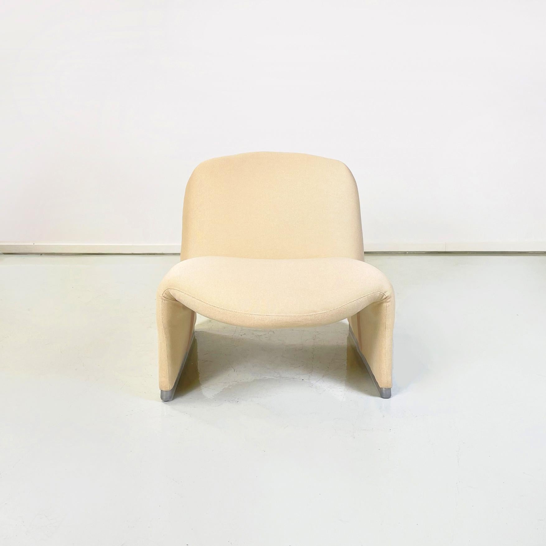 Mid-Century Modern Italian Modern Beige Chairs Alky by Giancarlo Piretti for Anonima Castelli, 1970