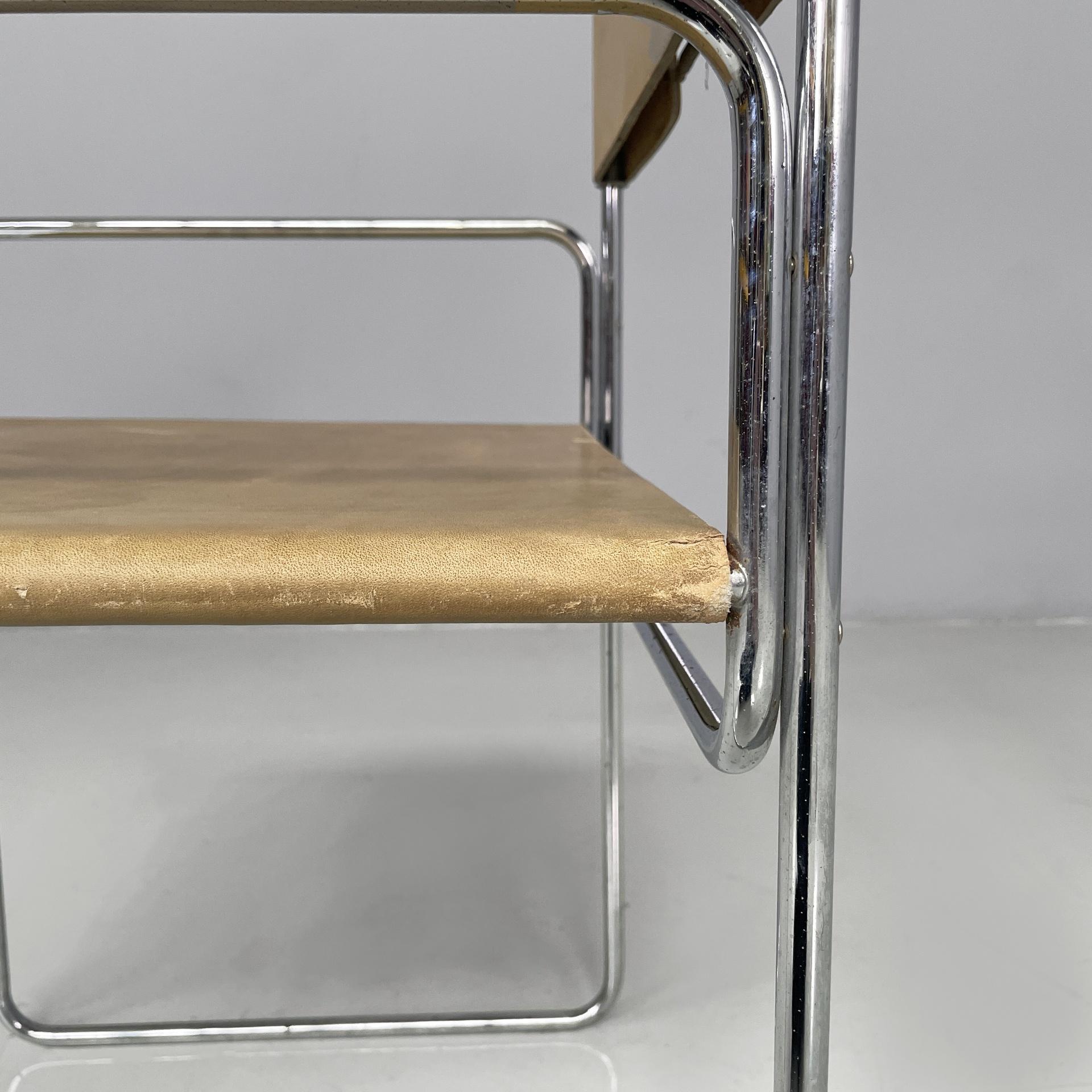 Italienische moderne beige Stühle Libellula von Giovanni Carini für Planula, 1970er Jahre im Angebot 9