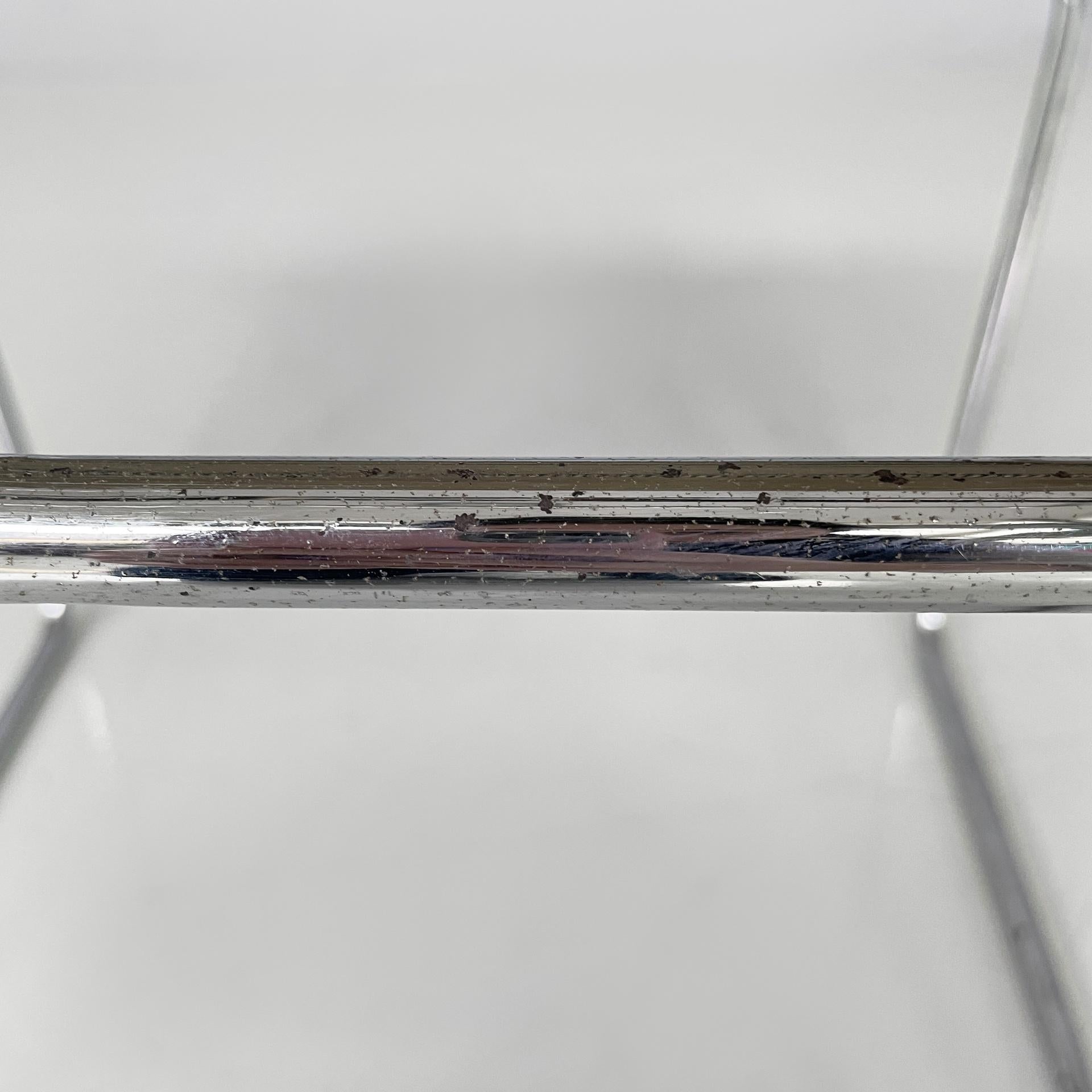 Italienische moderne beige Stühle Libellula von Giovanni Carini für Planula, 1970er Jahre im Angebot 11