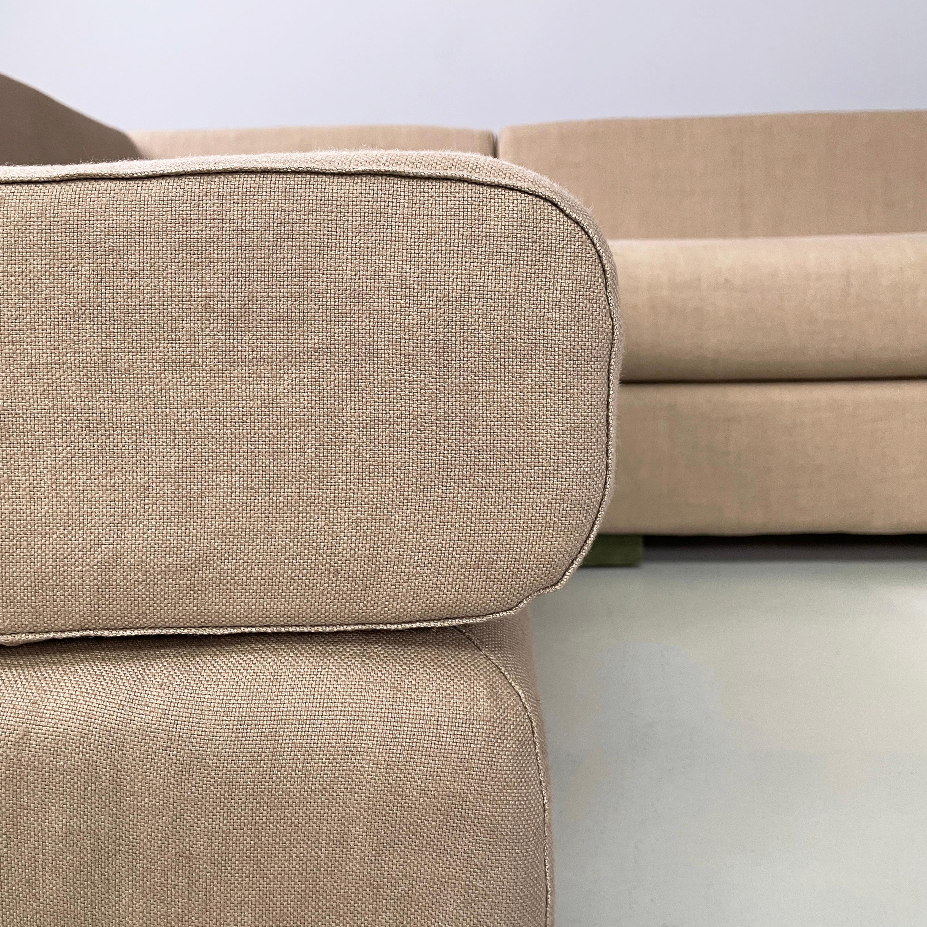 Italian modern Beige fabric Modular sofa by Willy Rizzo for Sabot, 1970s For Sale 5