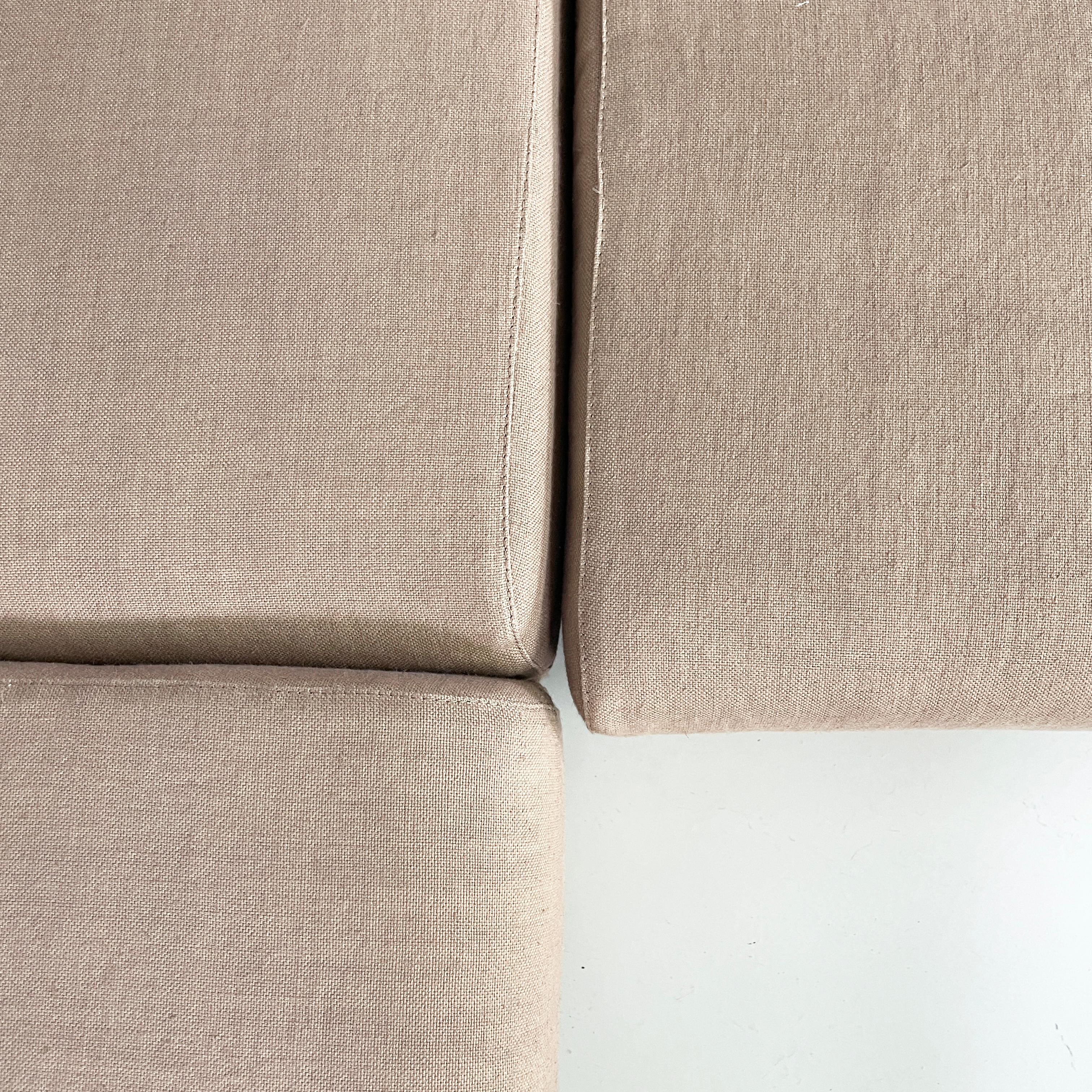 Italian modern Beige fabric Modular sofa by Willy Rizzo for Sabot, 1970s For Sale 6