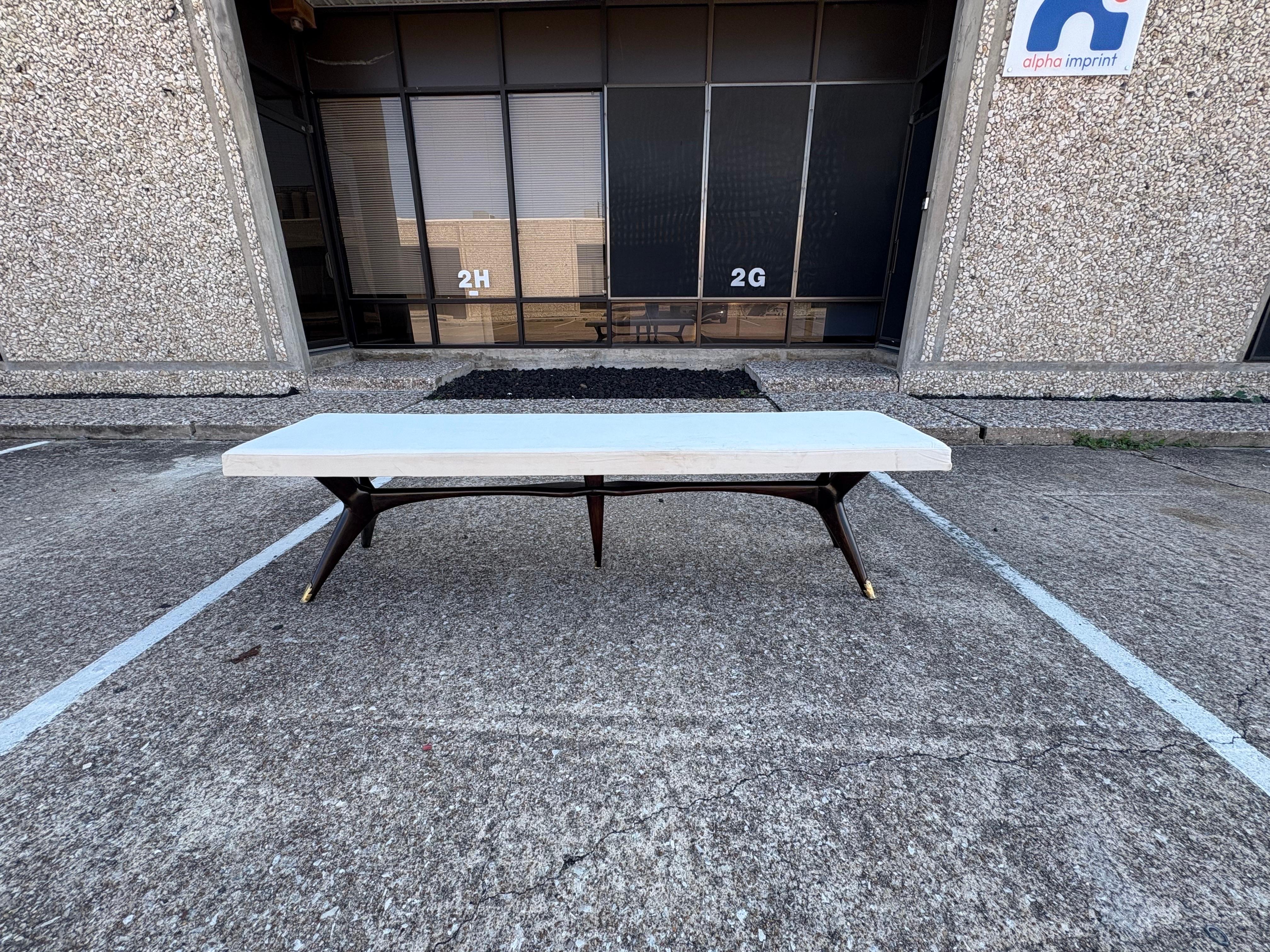 Italian Modern Bench Designed By Ico Parisi in vendita 3