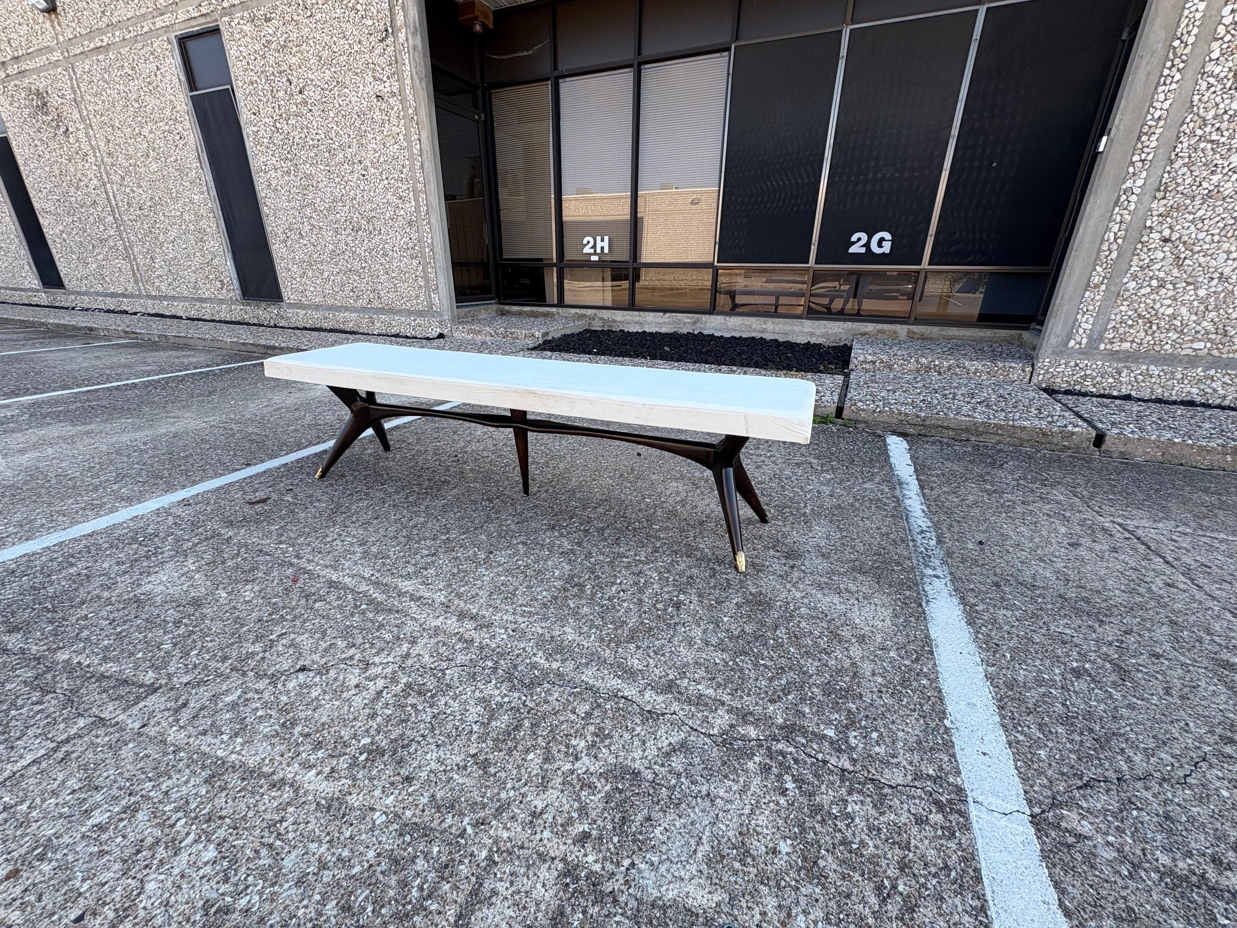 Italian Modern Bench Designed By Ico Parisi in vendita 4