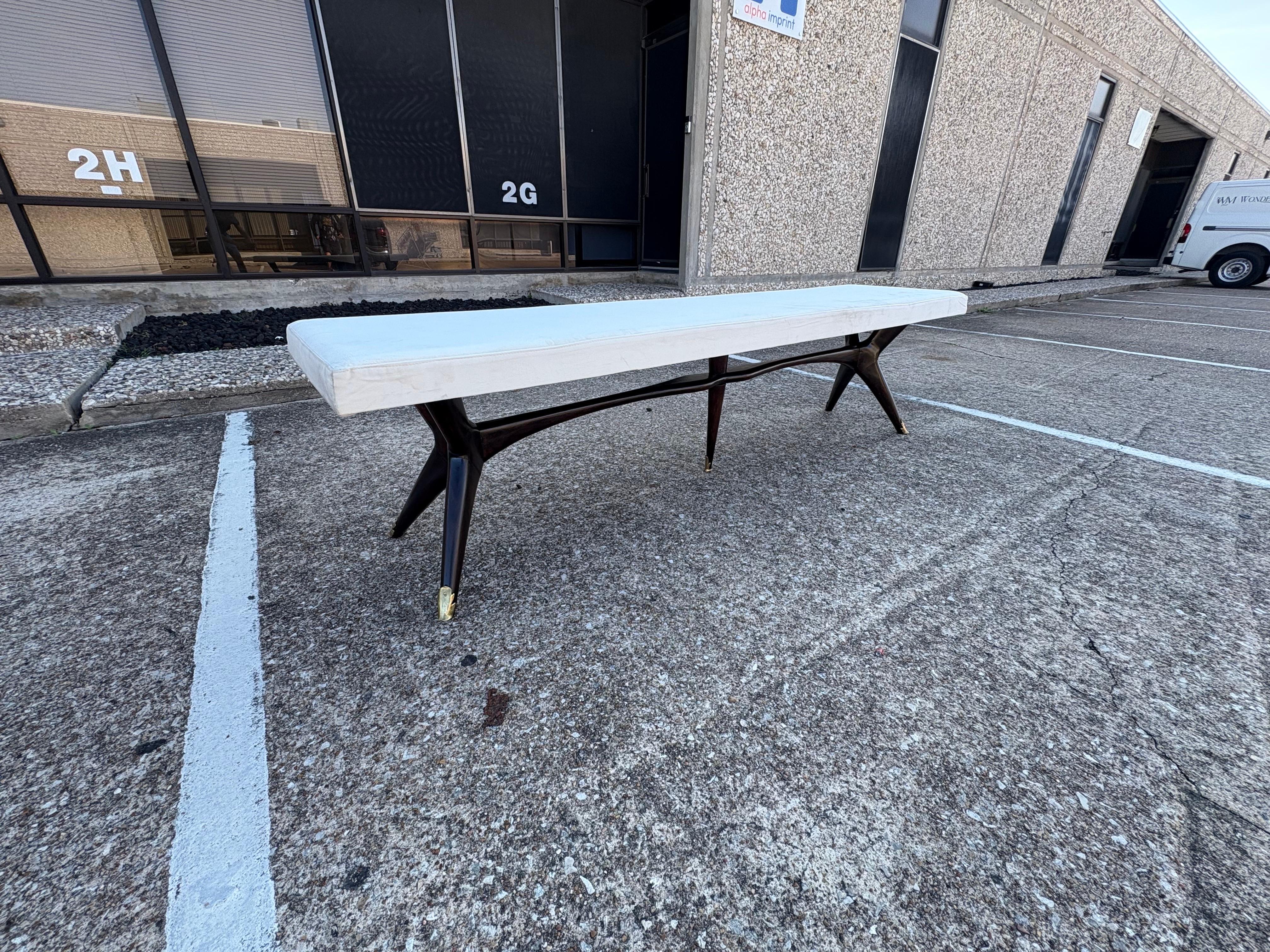 Italian Modern Bench Designed By Ico Parisi in vendita 5