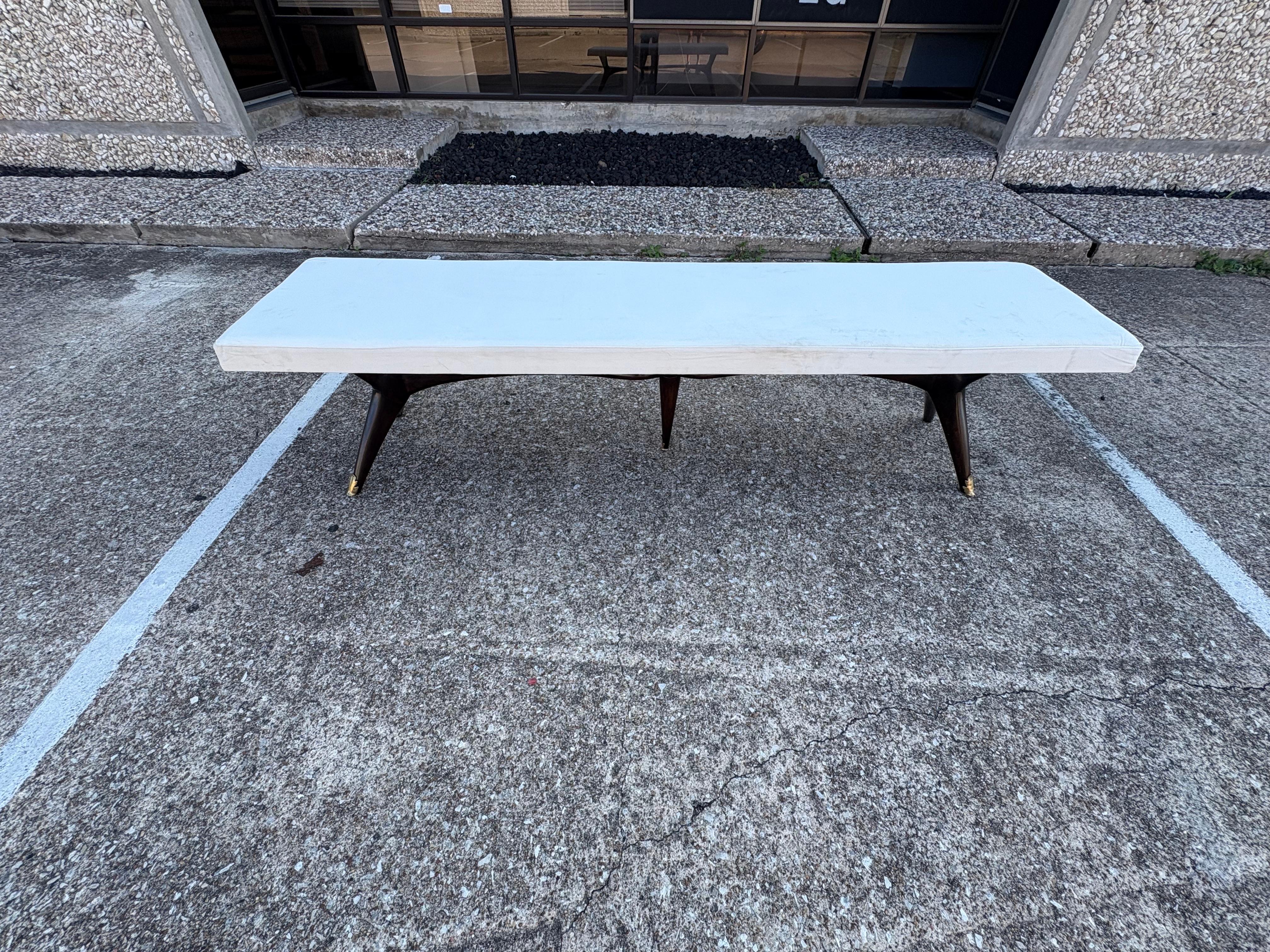 Italian Modern Bench Designed By Ico Parisi in vendita 6