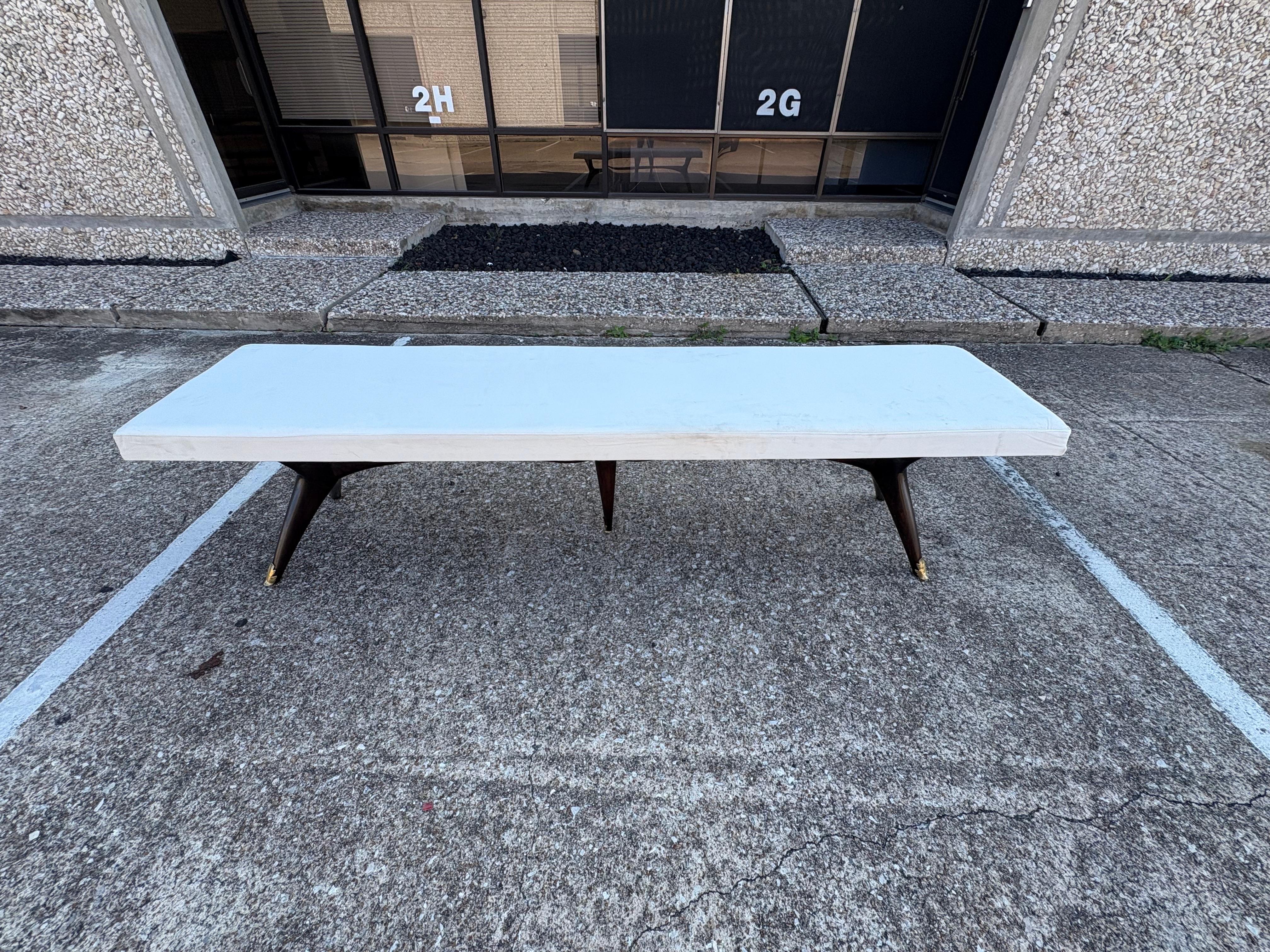 Italian Modern Bench Designed By Ico Parisi in vendita 2
