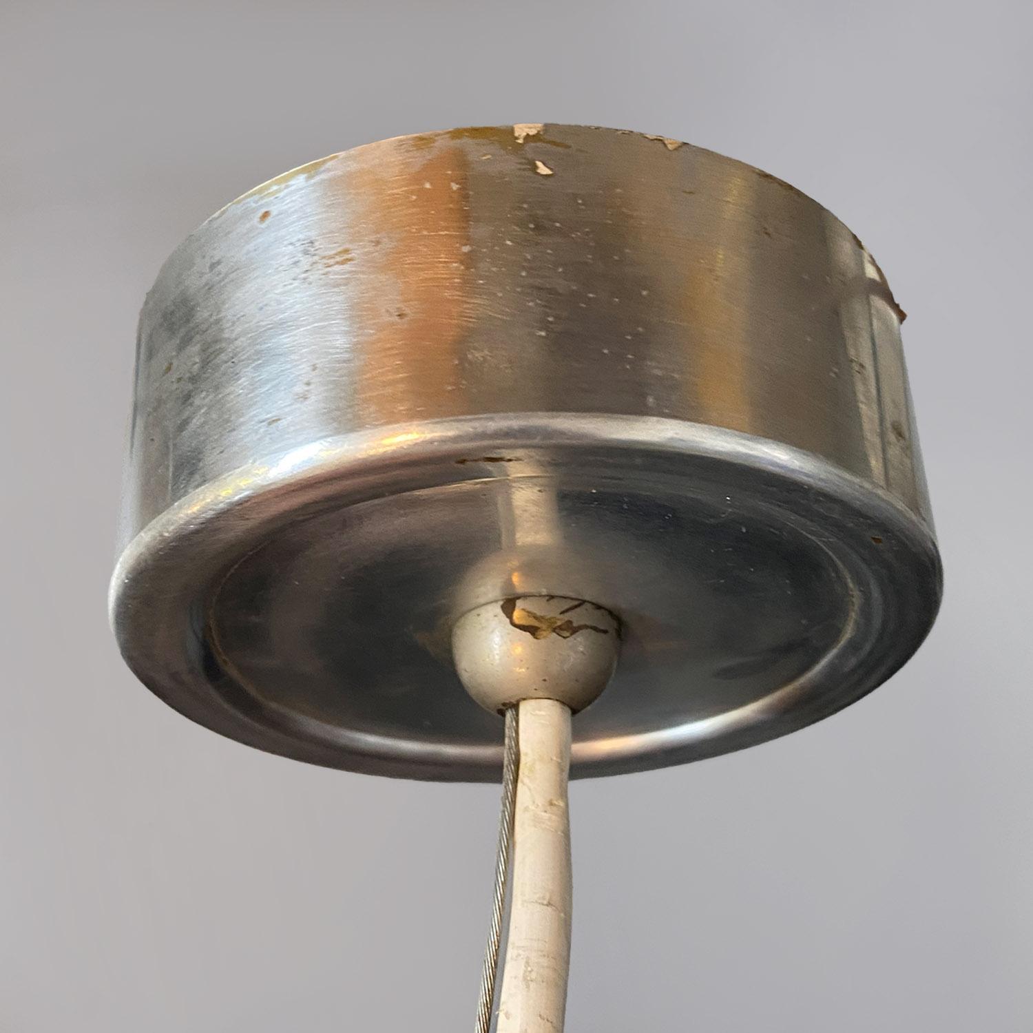 Moderner italienischer schwarz-weißer Kronleuchter der Gebrüder Castiglioni, Flos 1965 im Angebot 2