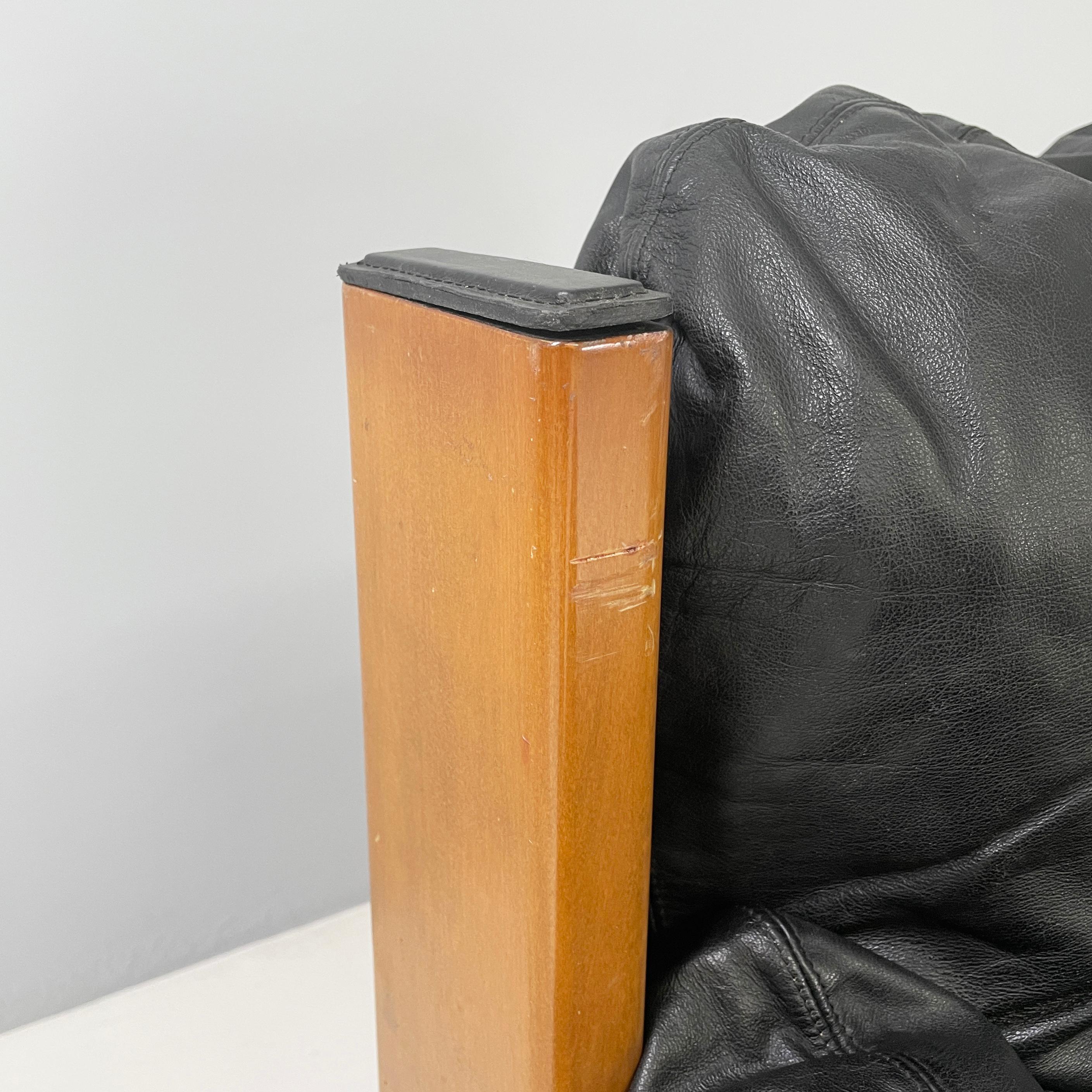 Italienischer moderner schwarzer Sessel Artona von Afra und Tobia Scarpa für Maxalto, 1970er Jahre im Angebot 7