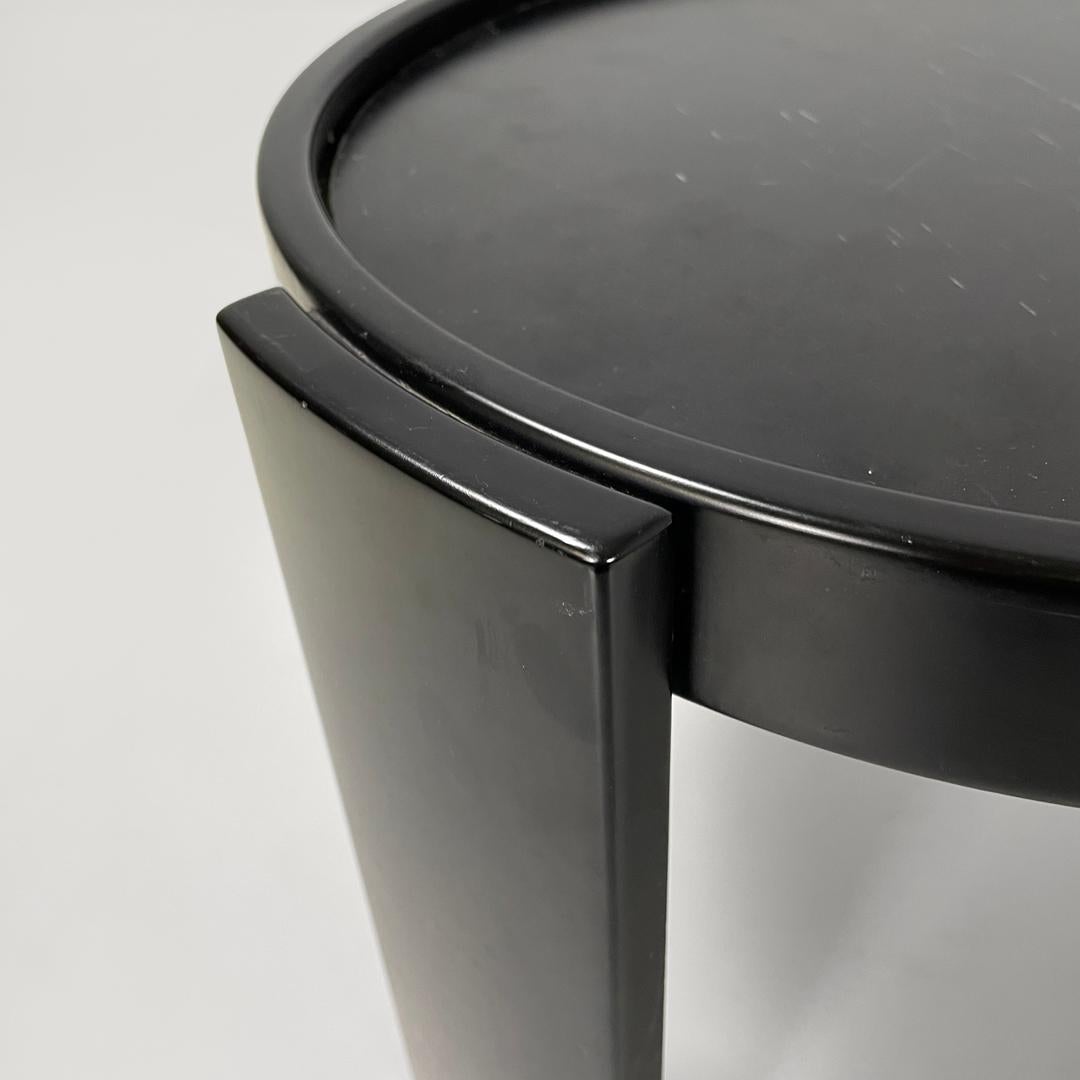 Italian modern black coffee table 780/783 Gianfranco Frattini for Cassina, 1970s 10