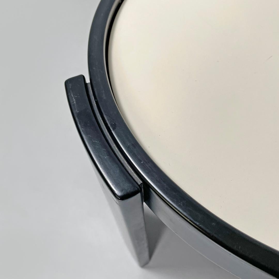 Italian modern black coffee table 780/783 Gianfranco Frattini for Cassina, 1970s 11