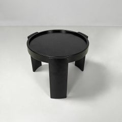 Italian modern black coffee table 780/783 Gianfranco Frattini for Cassina, 1970s