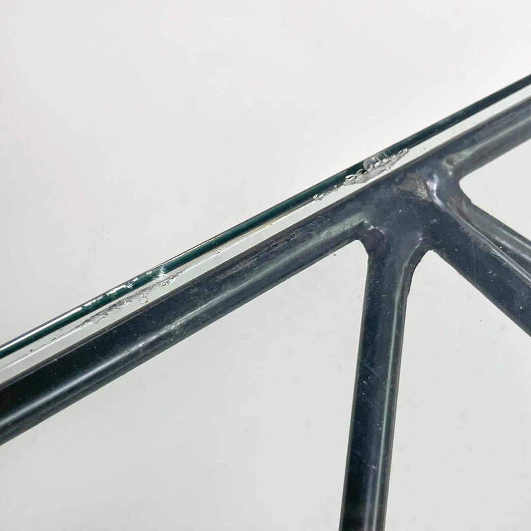 Table basse noire moderne italienne Alanda par Paolo Piva pour B&B Italia, années 1980 en vente 8