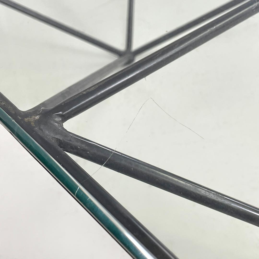 Table basse noire moderne italienne Alanda par Paolo Piva pour B&B Italia, années 1980 en vente 10