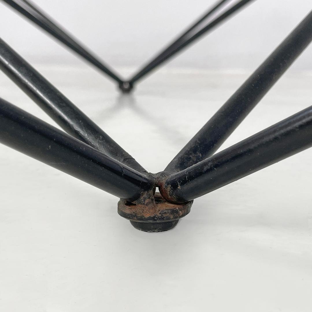 Table basse noire moderne italienne Alanda par Paolo Piva pour B&B Italia, années 1980 en vente 13