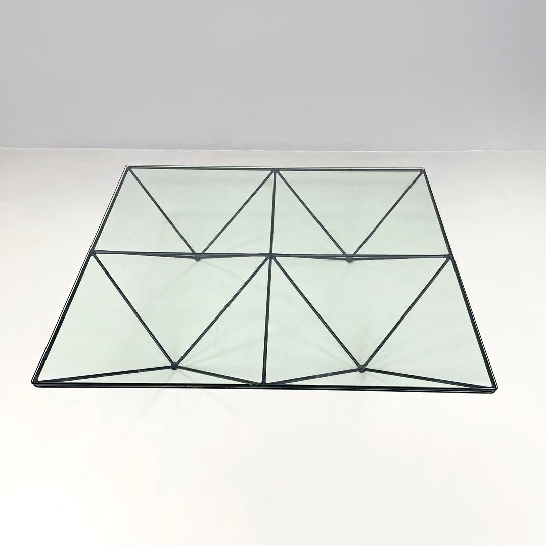 Fin du 20e siècle Table basse noire moderne italienne Alanda par Paolo Piva pour B&B Italia, années 1980 en vente