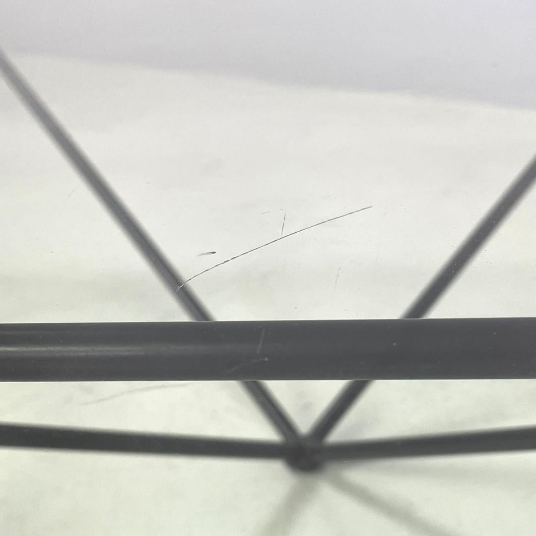 Table basse noire moderne italienne Alanda par Paolo Piva pour B&B Italia, années 1980 en vente 3