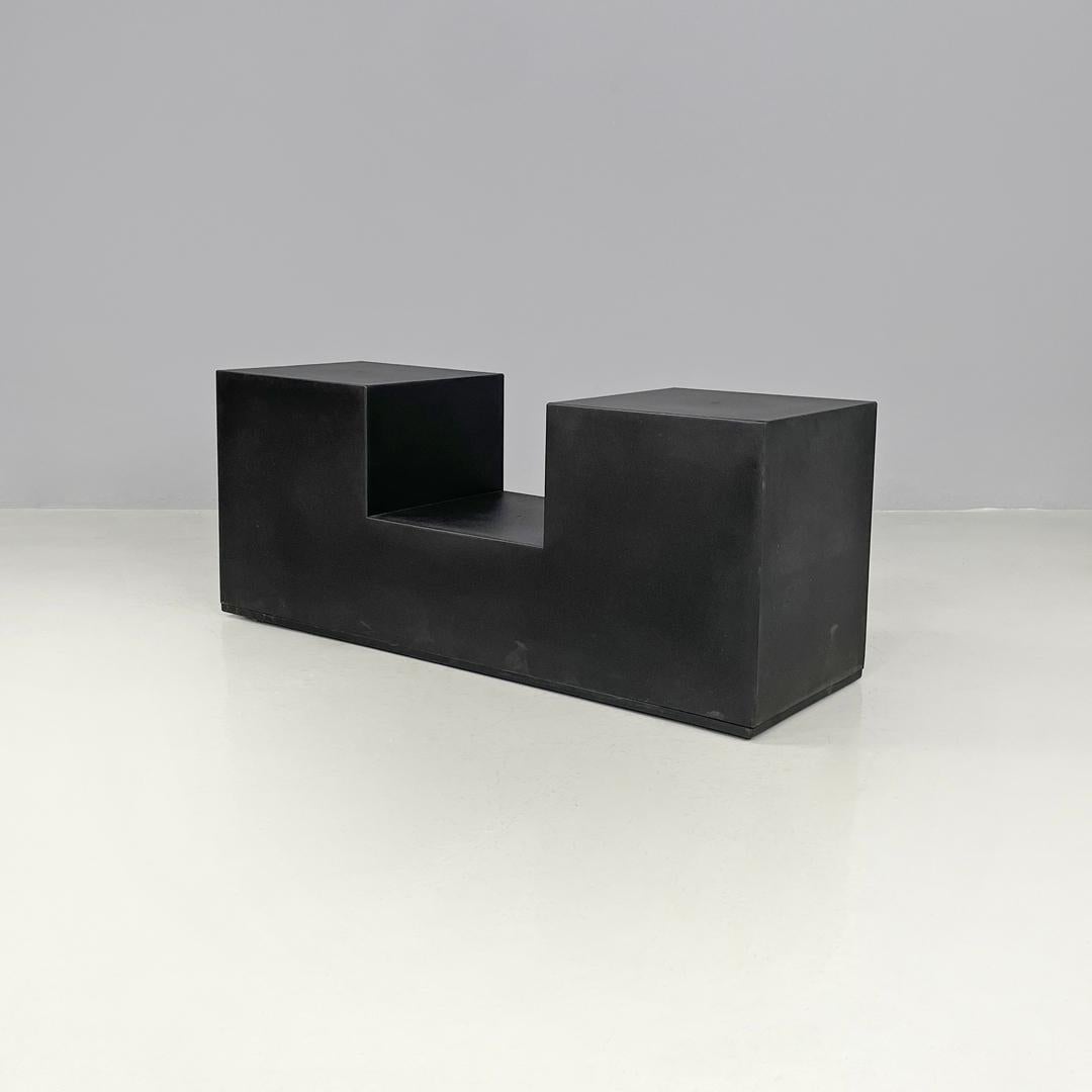 Moderne italienische schwarze Couchtische Gli Scacchi Mario Bellini C&B Italia, 1970er Jahre 5