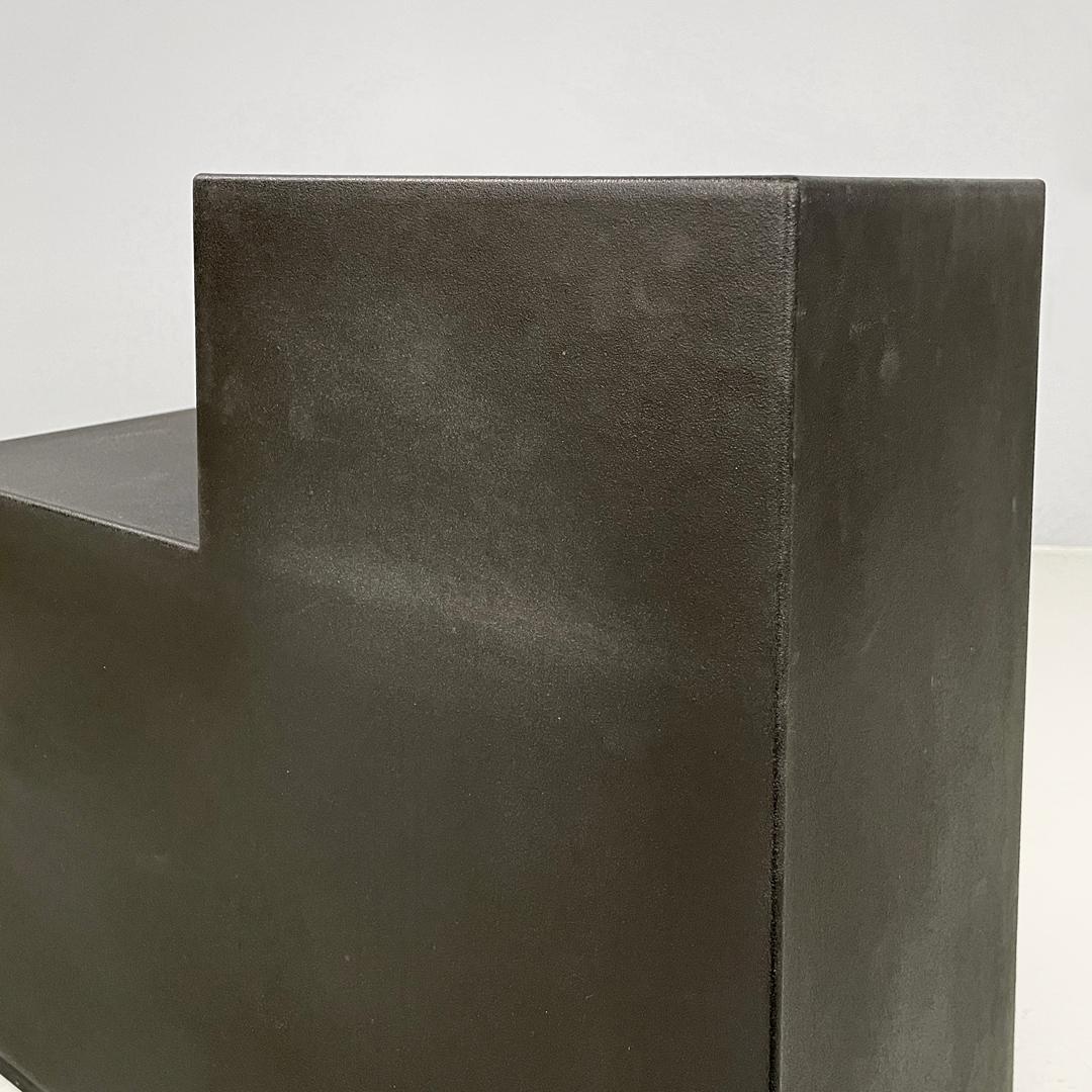 Moderne italienische schwarze Couchtische Gli Scacchi Mario Bellini C&B Italia, 1970er Jahre 9