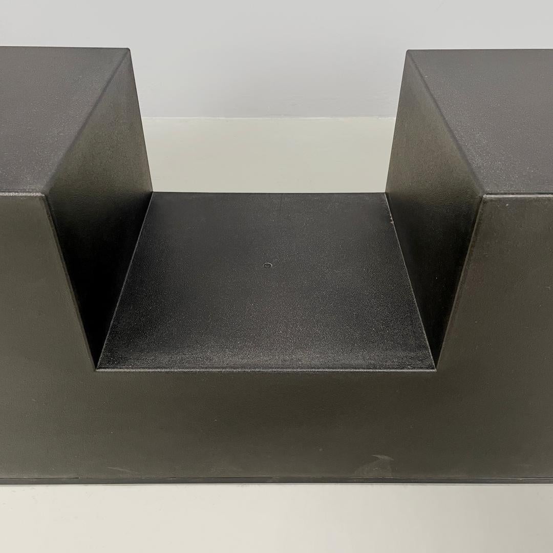 Moderne italienische schwarze Couchtische Gli Scacchi Mario Bellini C&B Italia, 1970er Jahre 11