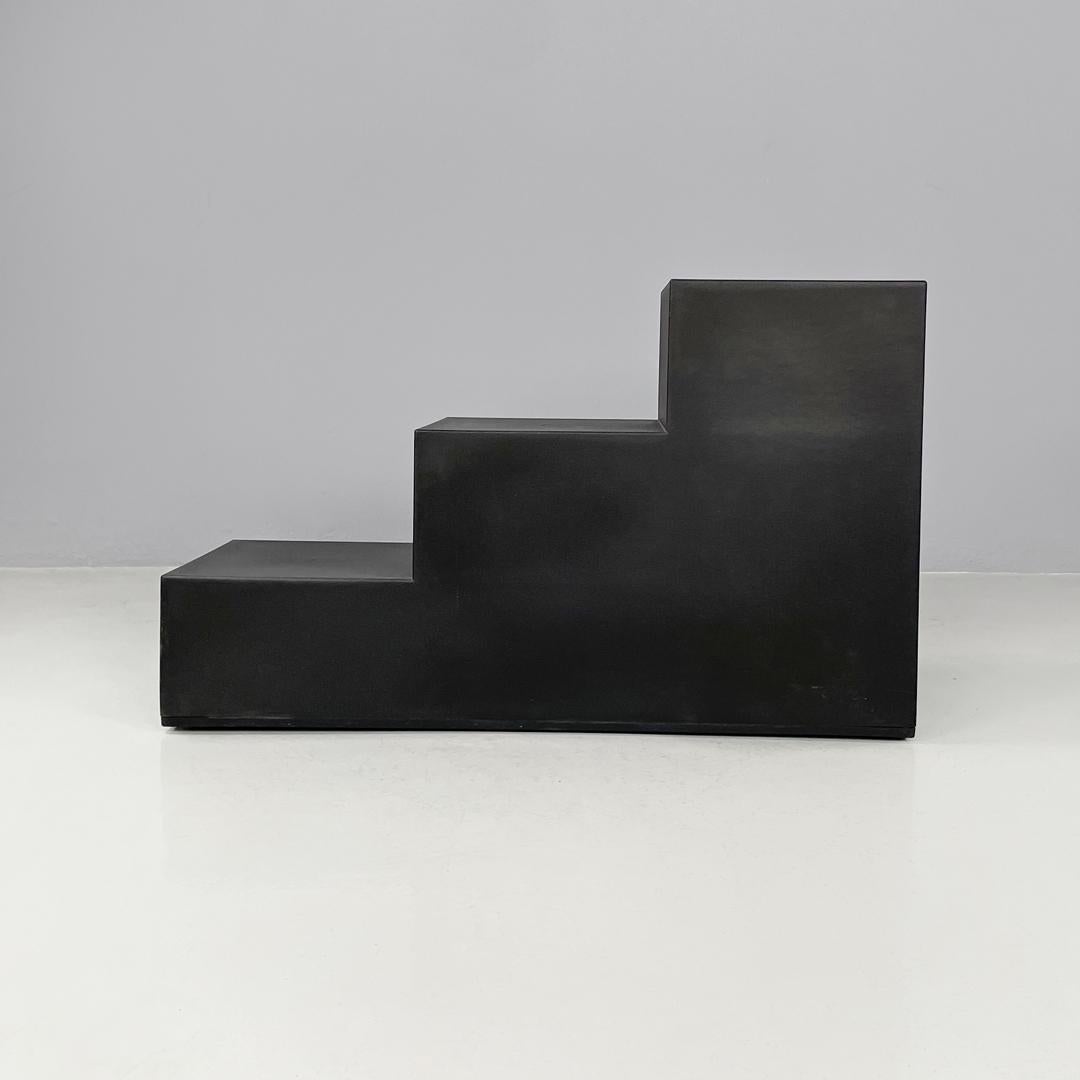 Moderne italienische schwarze Couchtische Gli Scacchi Mario Bellini C&B Italia, 1970er Jahre (Kunststoff)