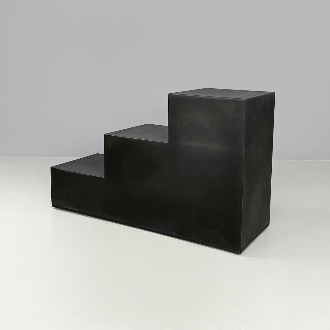 Moderne italienische schwarze Couchtische Gli Scacchi Mario Bellini C&B Italia, 1970er Jahre 2