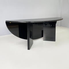 Italian modern Black Dining table or console by Takahama for Cassina, 1970s