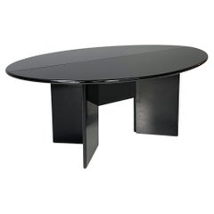 Italian modern Black Dining table or console by Takahama for Cassina, 1970s