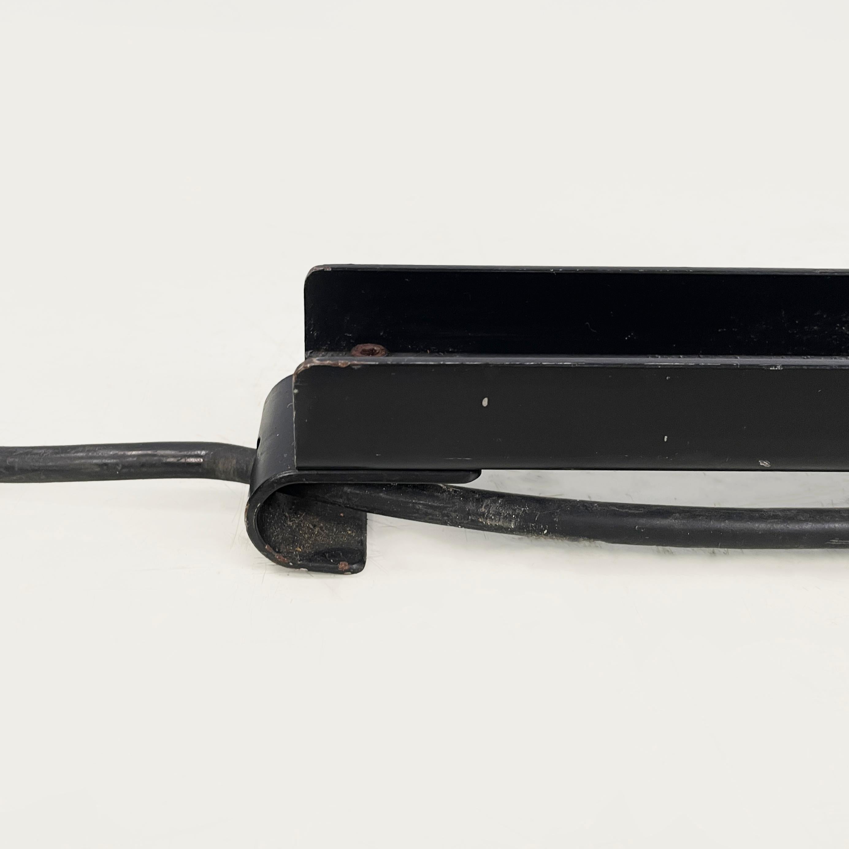 Lámpara de pie italiana moderna de metal negro Sirio by Takahama for Sirrah, años 80 en venta 11