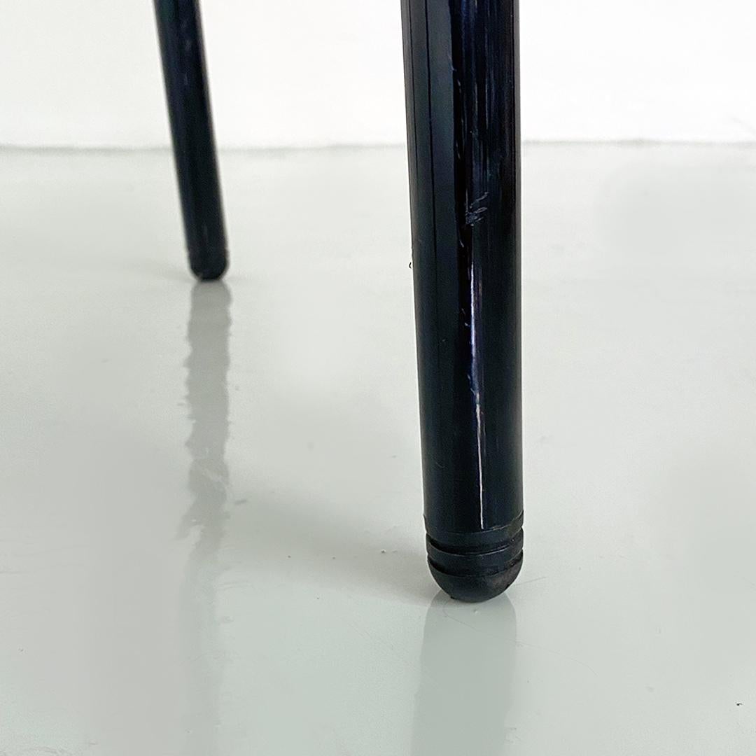 Chaise Ibisco moderne italienne en métal noir, Raimondi pour Molteni & Consonni, années 1980 en vente 7