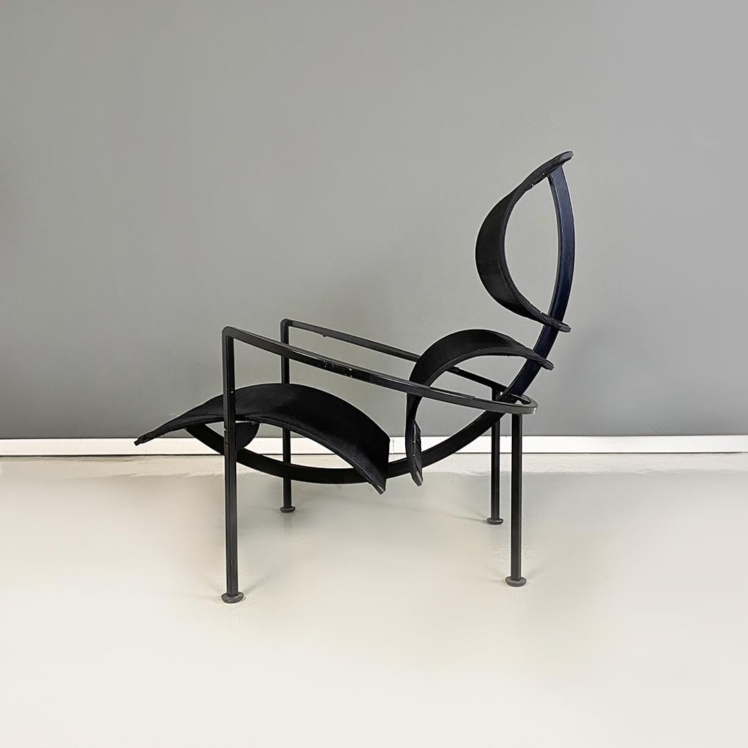 Italian Modern Black Signorina Chan Armchairs by Carlo Forcolini for Alias, 1986 For Sale 3