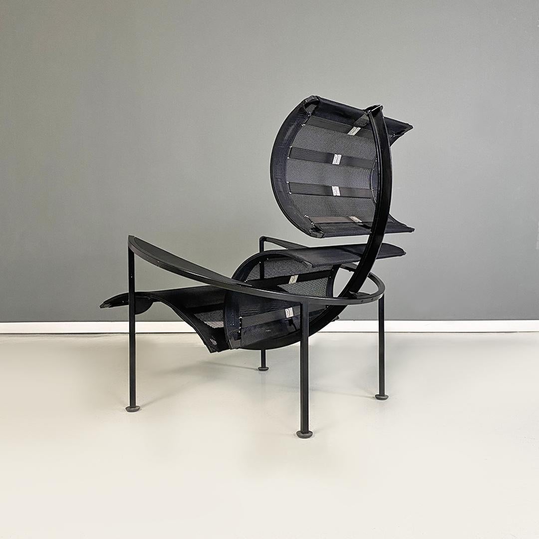 Italian Modern Black Signorina Chan Armchairs by Carlo Forcolini for Alias, 1986 For Sale 4