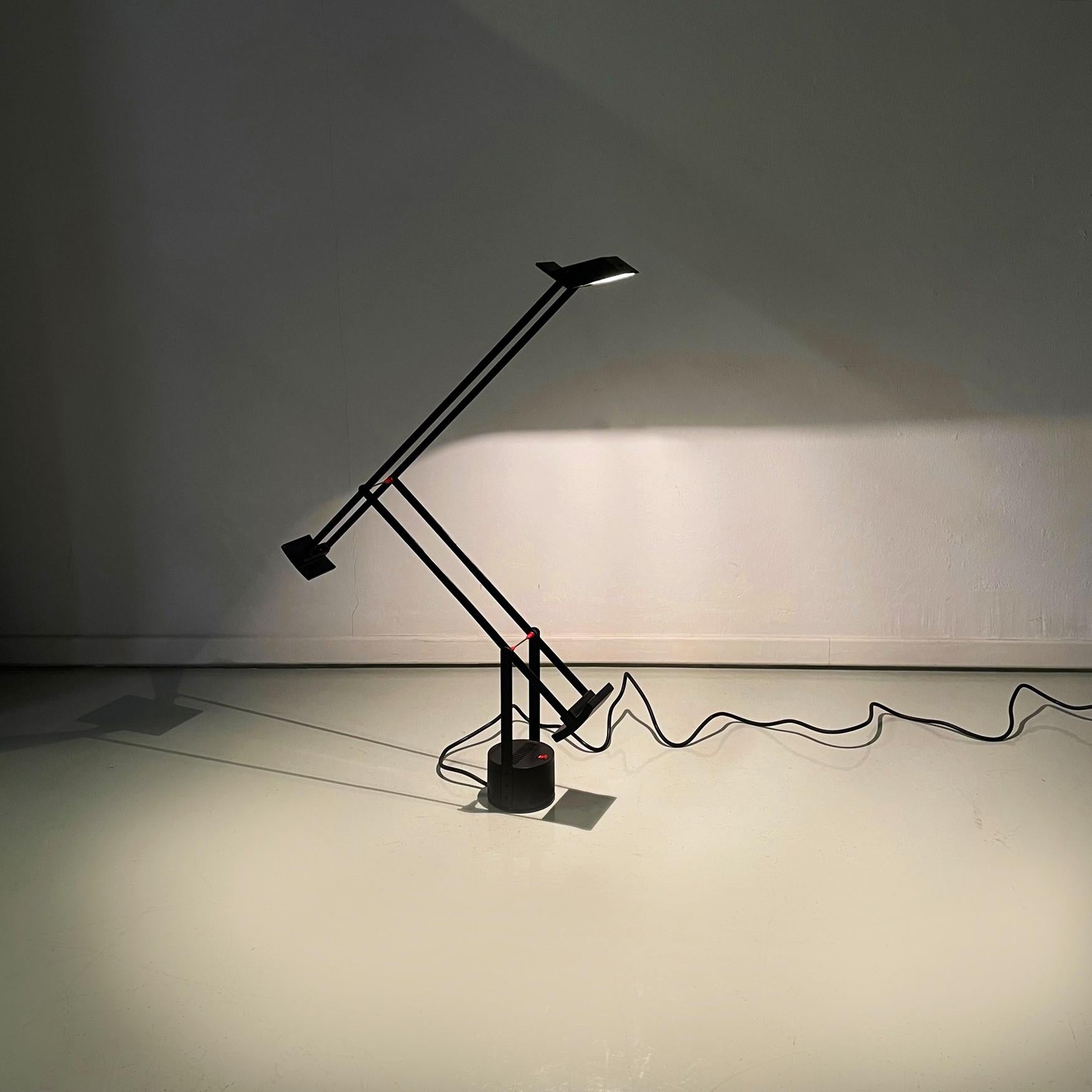 Metal Italian Modern Black Table Lamps Mod Tizio by Richard Sapper for Artemide, 1980s