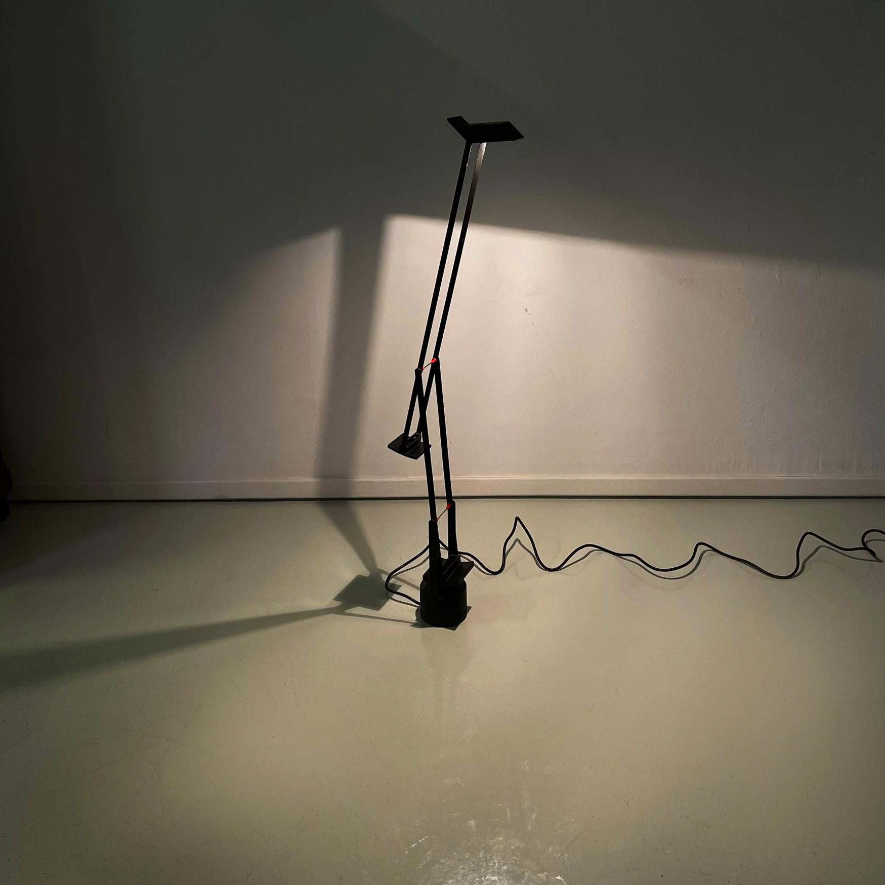 Italian Modern Black Table Lamps Mod Tizio by Richard Sapper for Artemide, 1980s 1
