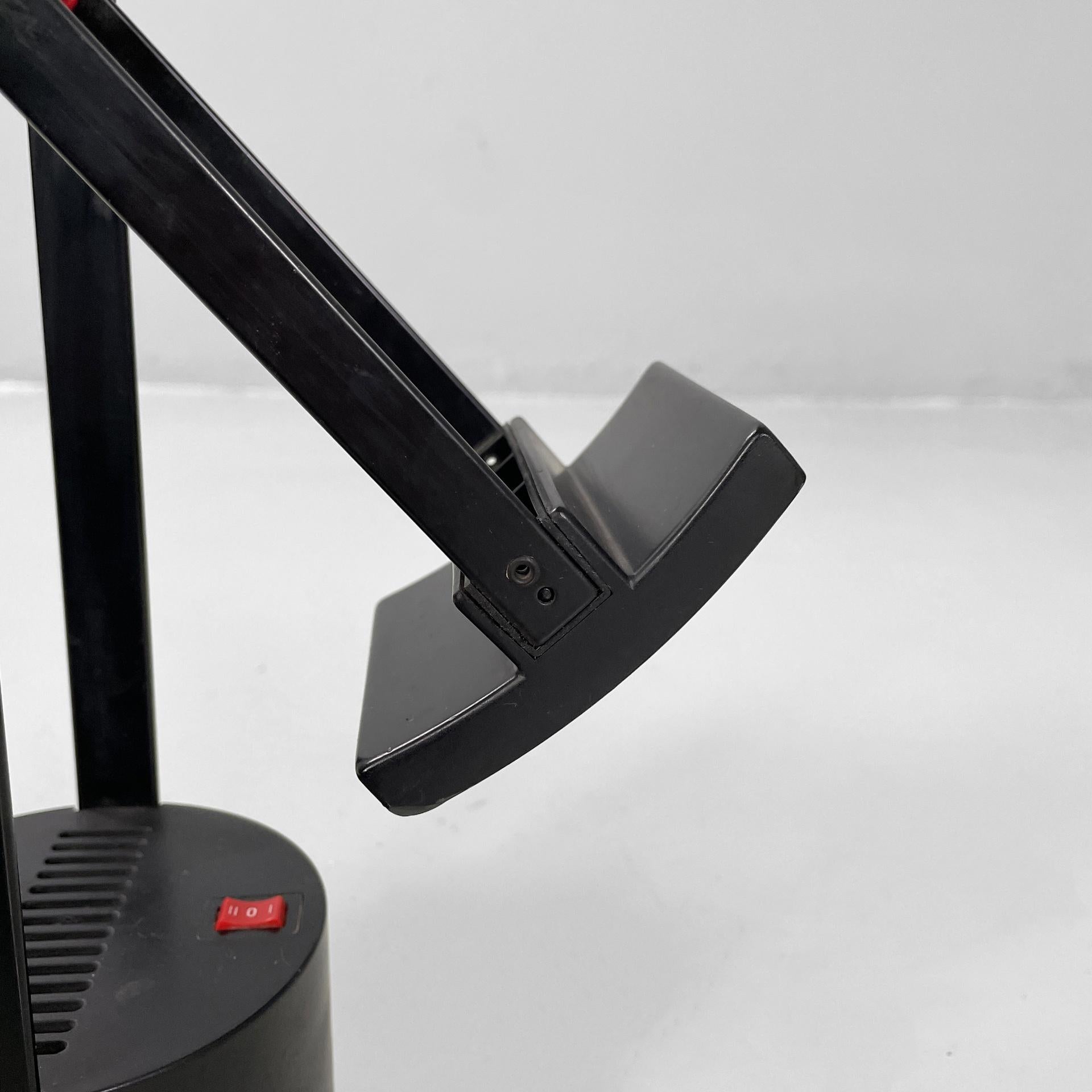 Lámparas de sobremesa negras modernas italianas Tizio de Richard Sapper para Artemide, años 80 en venta 9