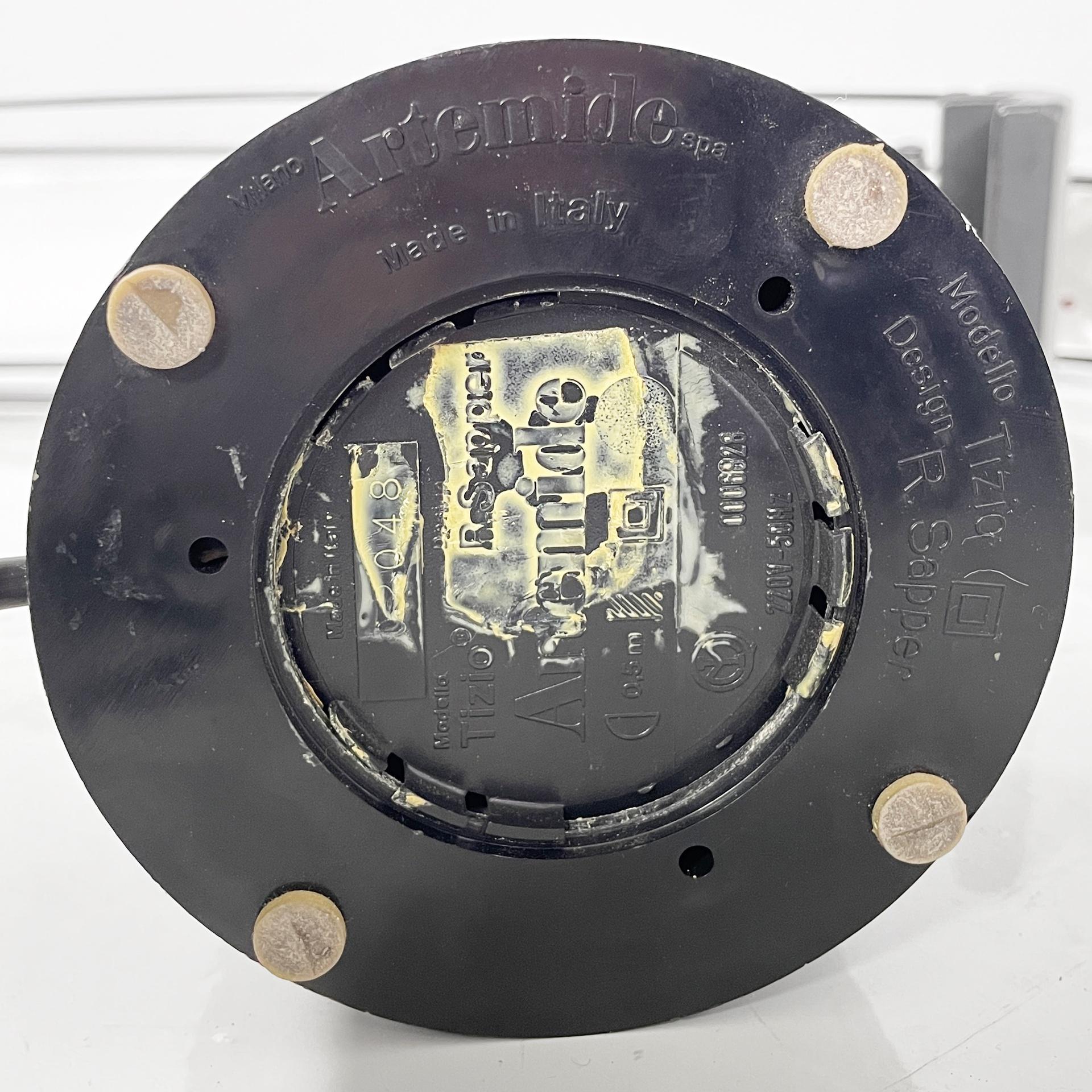 Lámparas de sobremesa negras modernas italianas Tizio de Richard Sapper para Artemide, años 80 en venta 13