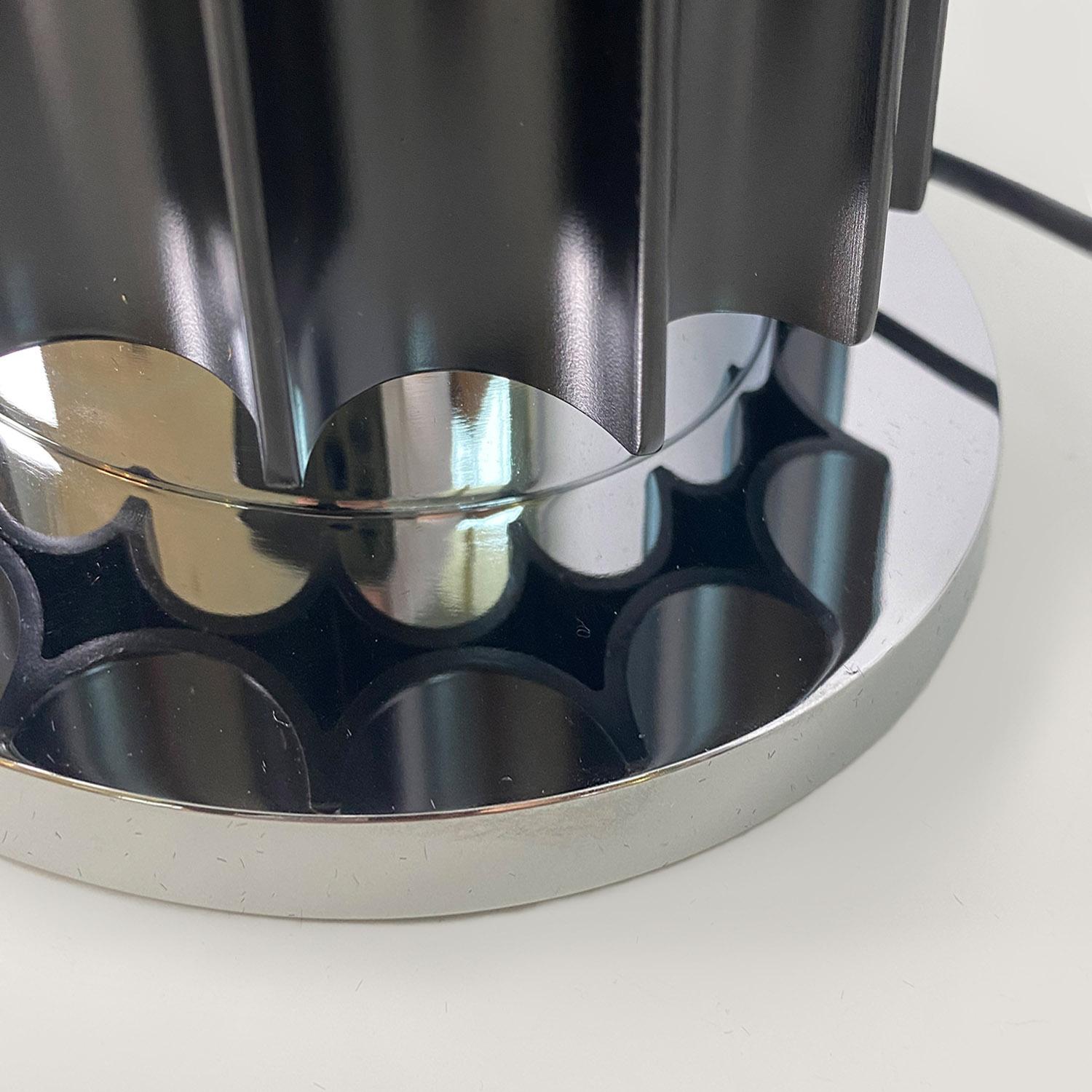 Lampe de table Taccia noire moderne italienne des frères Castiglioni pour Flos 1962 en vente 4