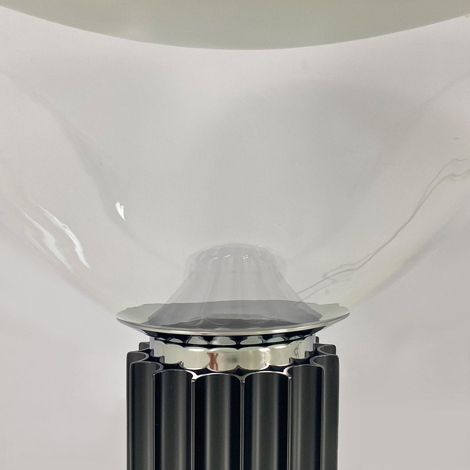 Lampe de table Taccia noire moderne italienne des frères Castiglioni pour Flos 1962 en vente 6