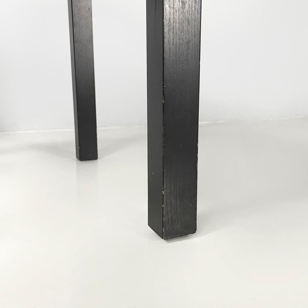 Moderner italienischer Couchtisch aus schwarzem Holz, Ko-Ko Shiro Kuramata für Cappellini, 1986 im Angebot 12