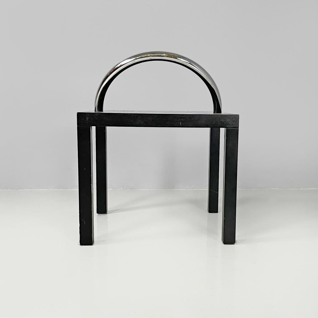 Moderner italienischer Couchtisch aus schwarzem Holz, Ko-Ko Shiro Kuramata für Cappellini, 1986 im Zustand „Gut“ im Angebot in MIlano, IT