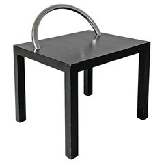 Tavolino moderno italiano in legno nero Ko-Ko Shiro Kuramata per Cappellini, 1986