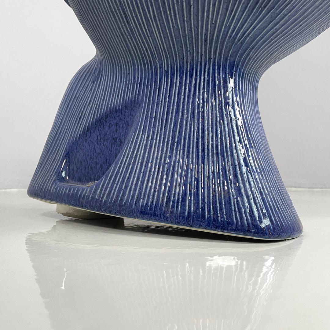 Italienische moderne blaue Badarmaturen, Gardena Antonia Campi Richard Ginori 1970er Jahre im Angebot 11