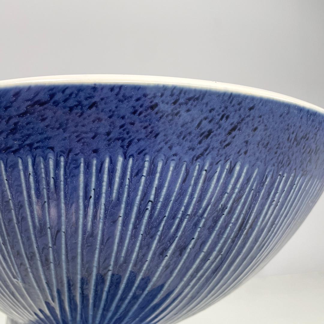 Bidé italiano moderno de cerámica azul de Antonia Campi para Richard Ginori, años 70 en venta 4