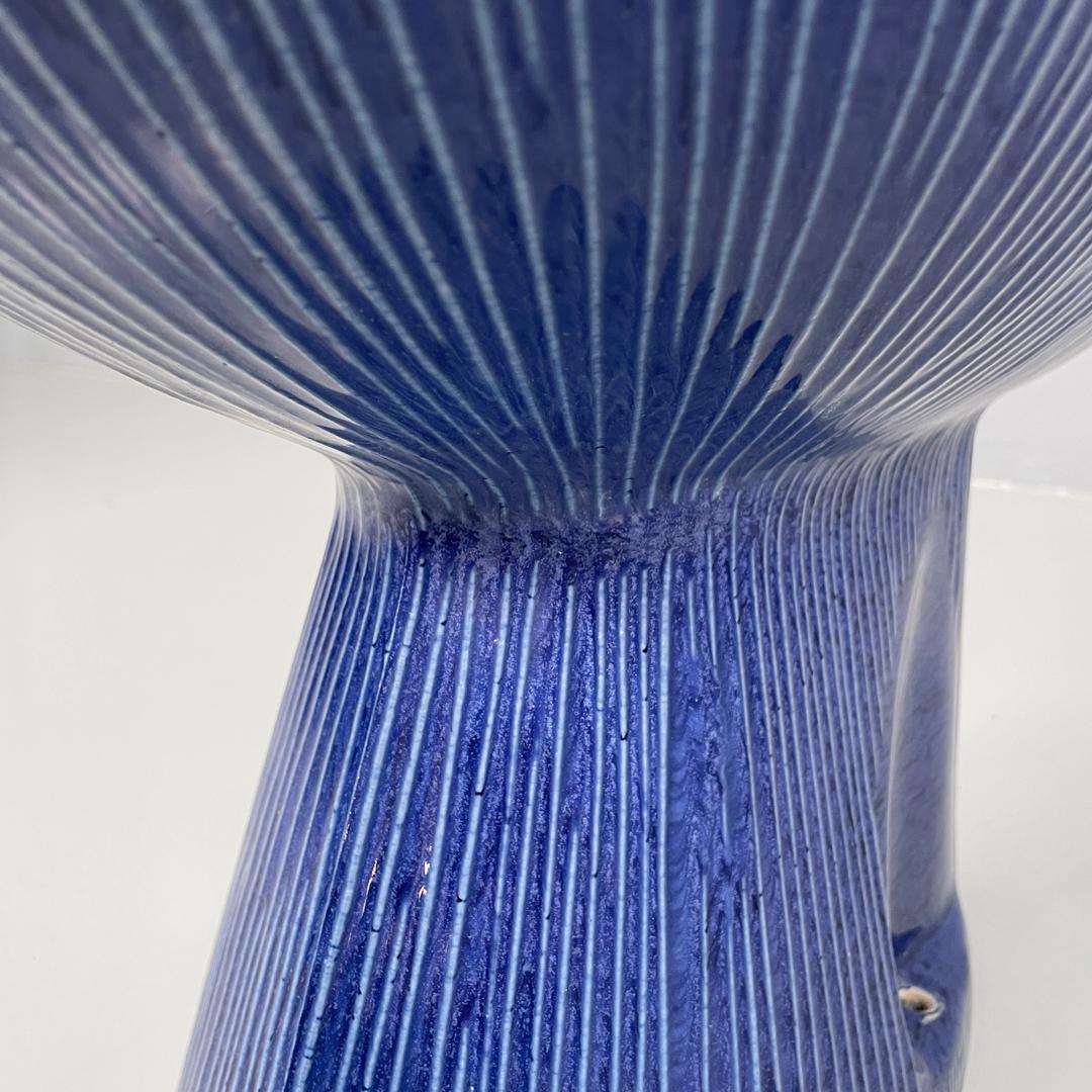 Bidé italiano moderno de cerámica azul de Antonia Campi para Richard Ginori, años 70 en venta 8